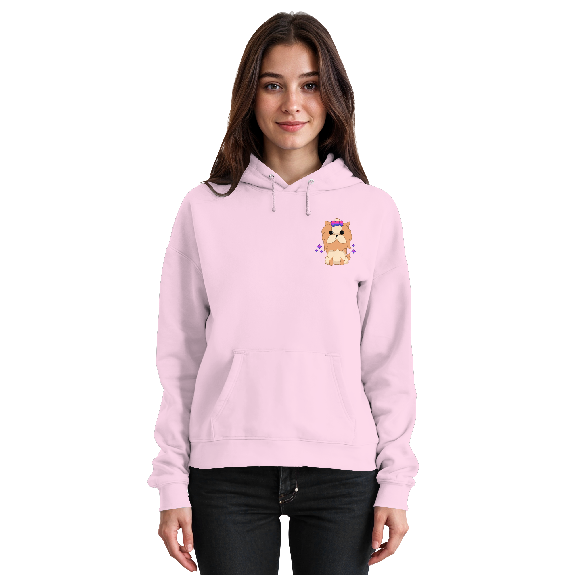 Cute Bisexual Dog - Basic Unisex Hoodie