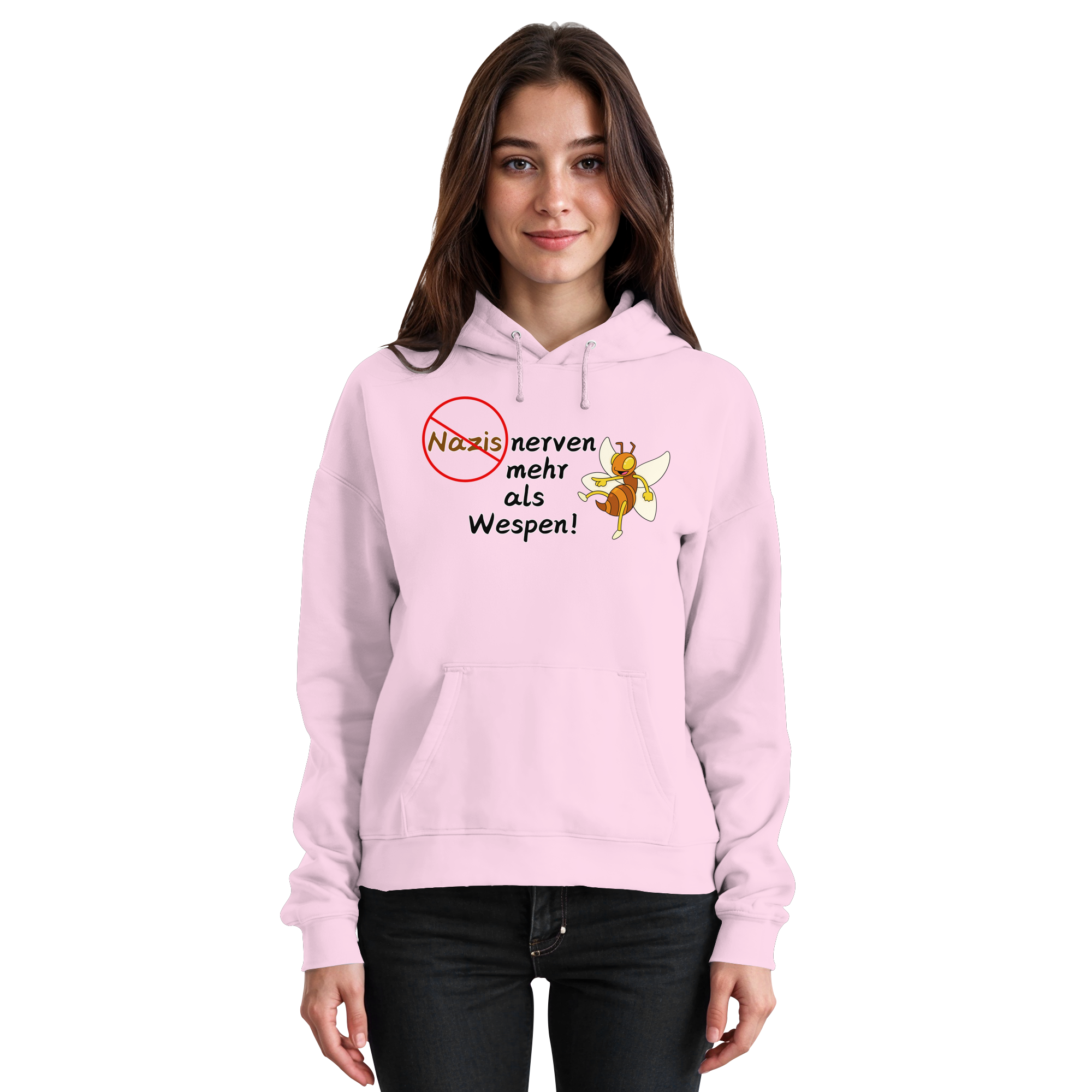 Nazis nerven mehr als Wespen - Basic Unisex Hoodie