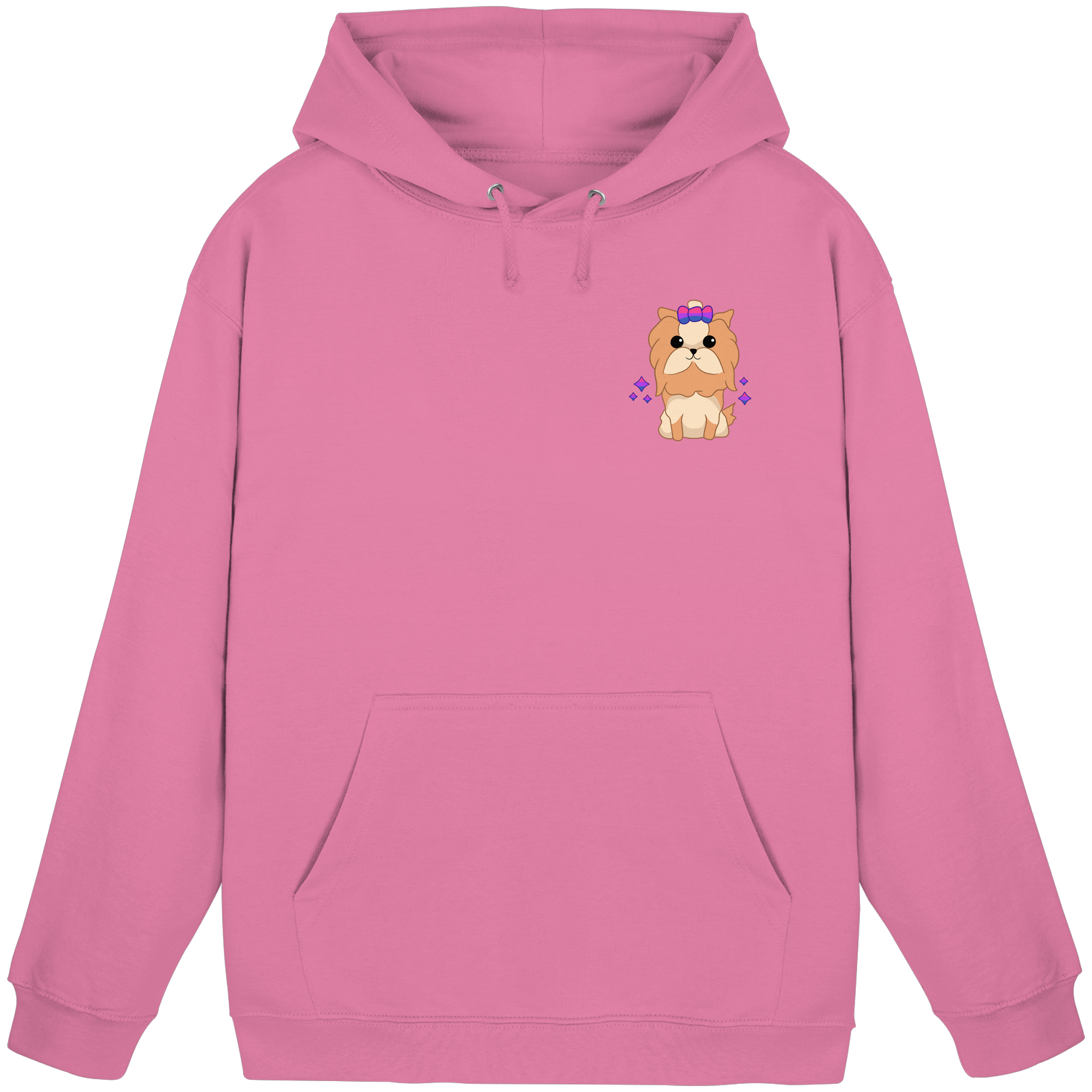 Cute Bisexual Dog - Basic Unisex Hoodie