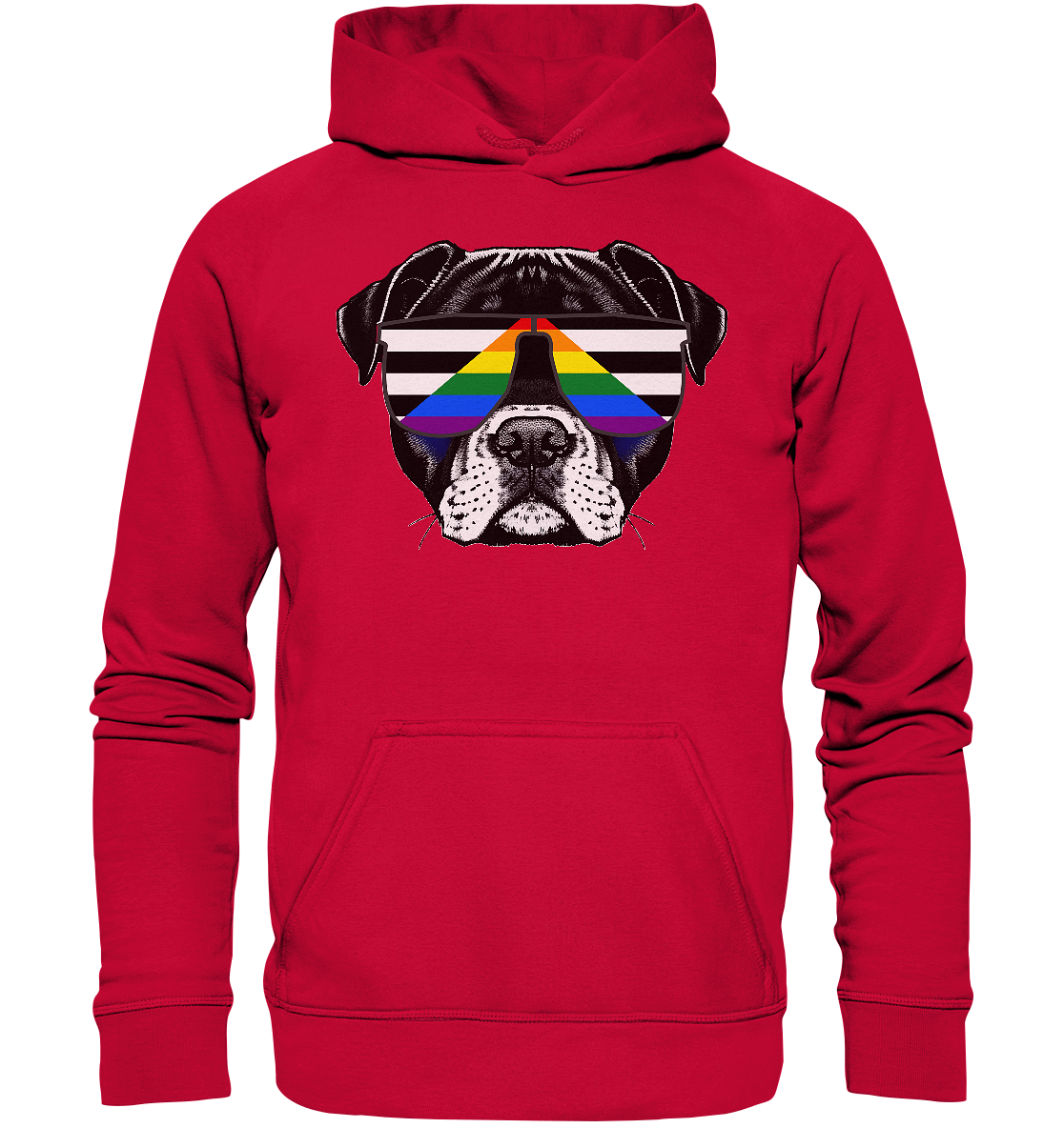 Straight Ally Doggo - Basic Unisex Hoodie