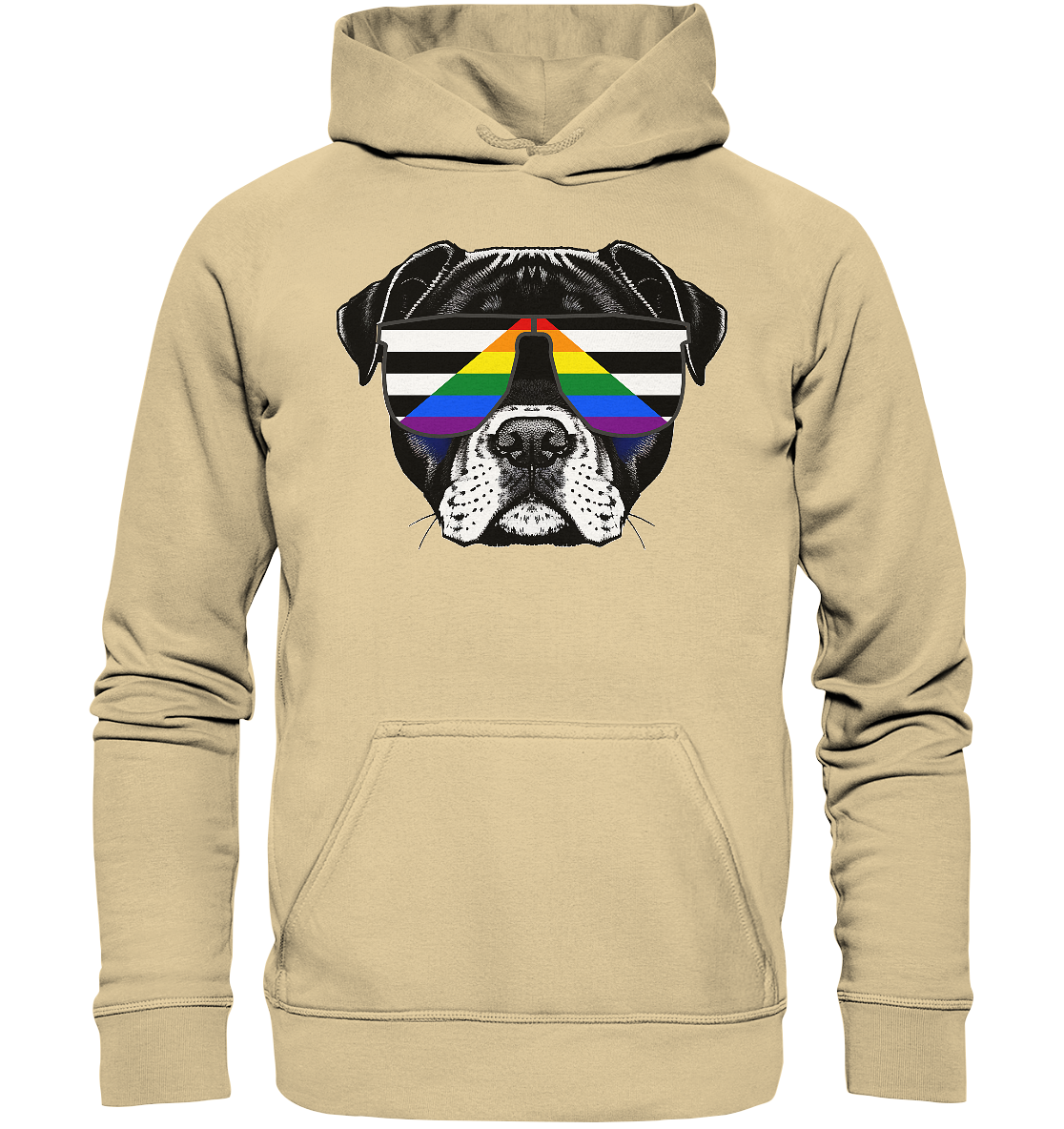 Straight Ally Doggo - Basic Unisex Hoodie
