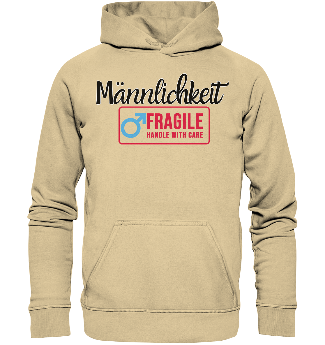 Männlichkeit: Handle with Care Hoodie