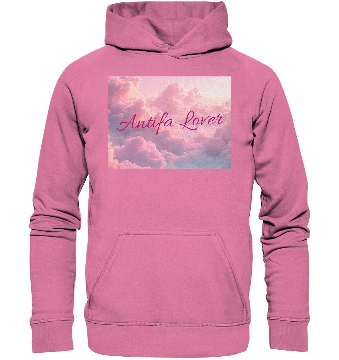 Antifa Lover Backprint - Basic Unisex Hoodie