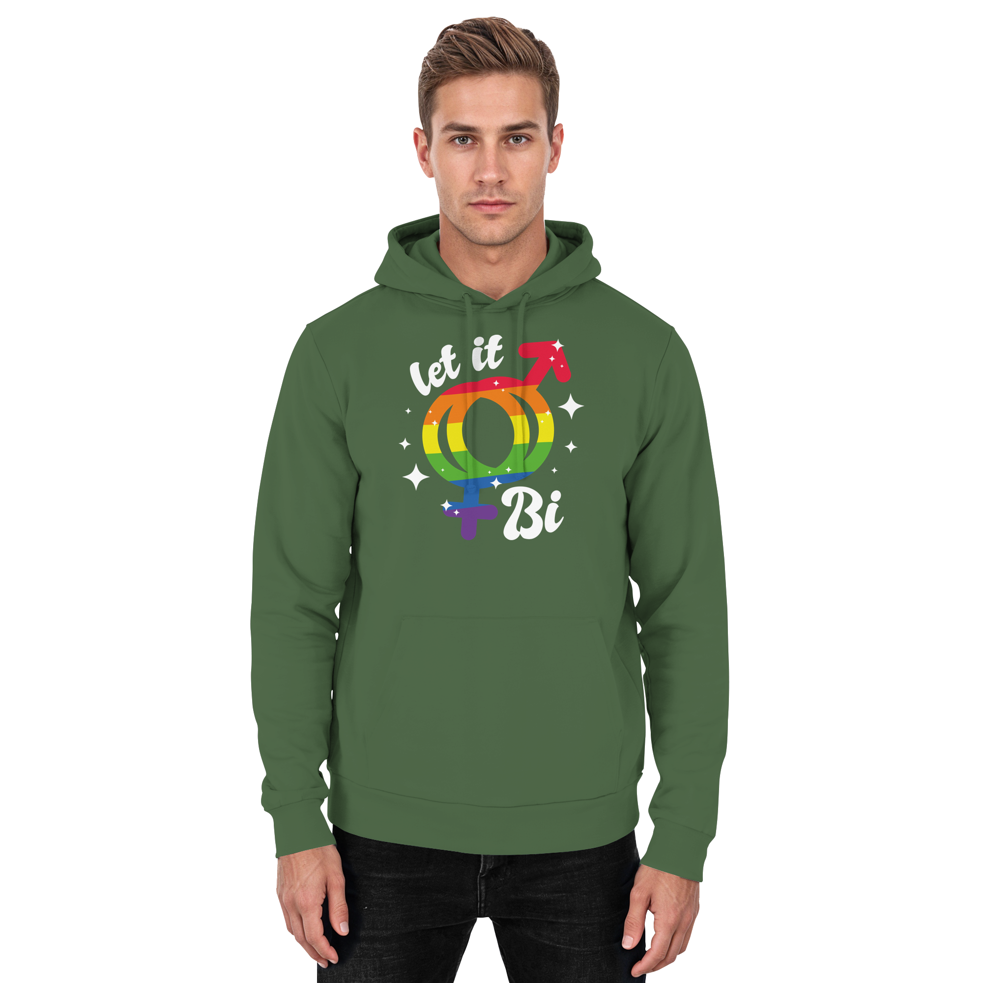 Let it Bi - Basic Unisex Hoodie
