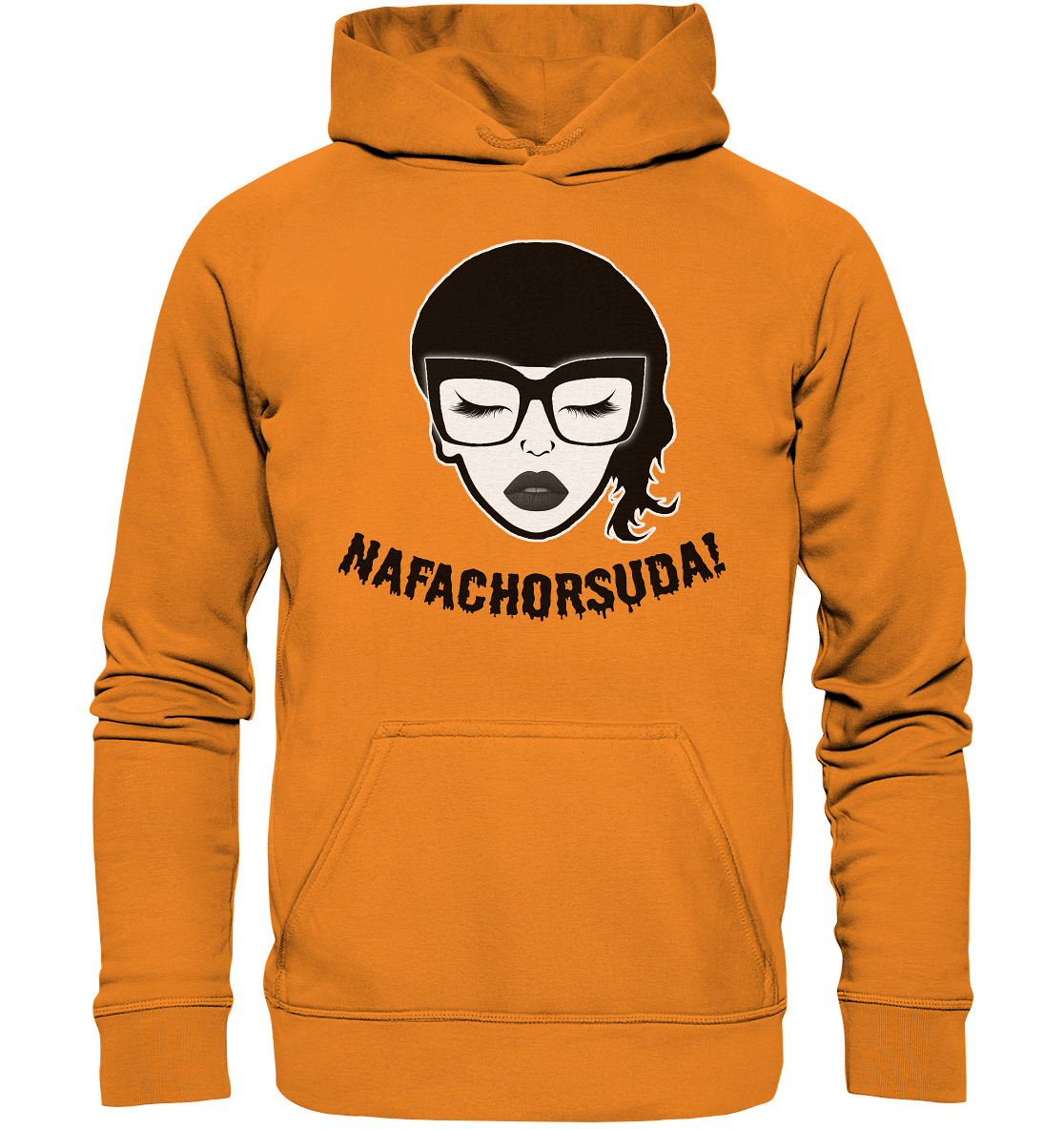 Nafachorsuda! Schwarze Schrift - Basic Unisex Hoodie