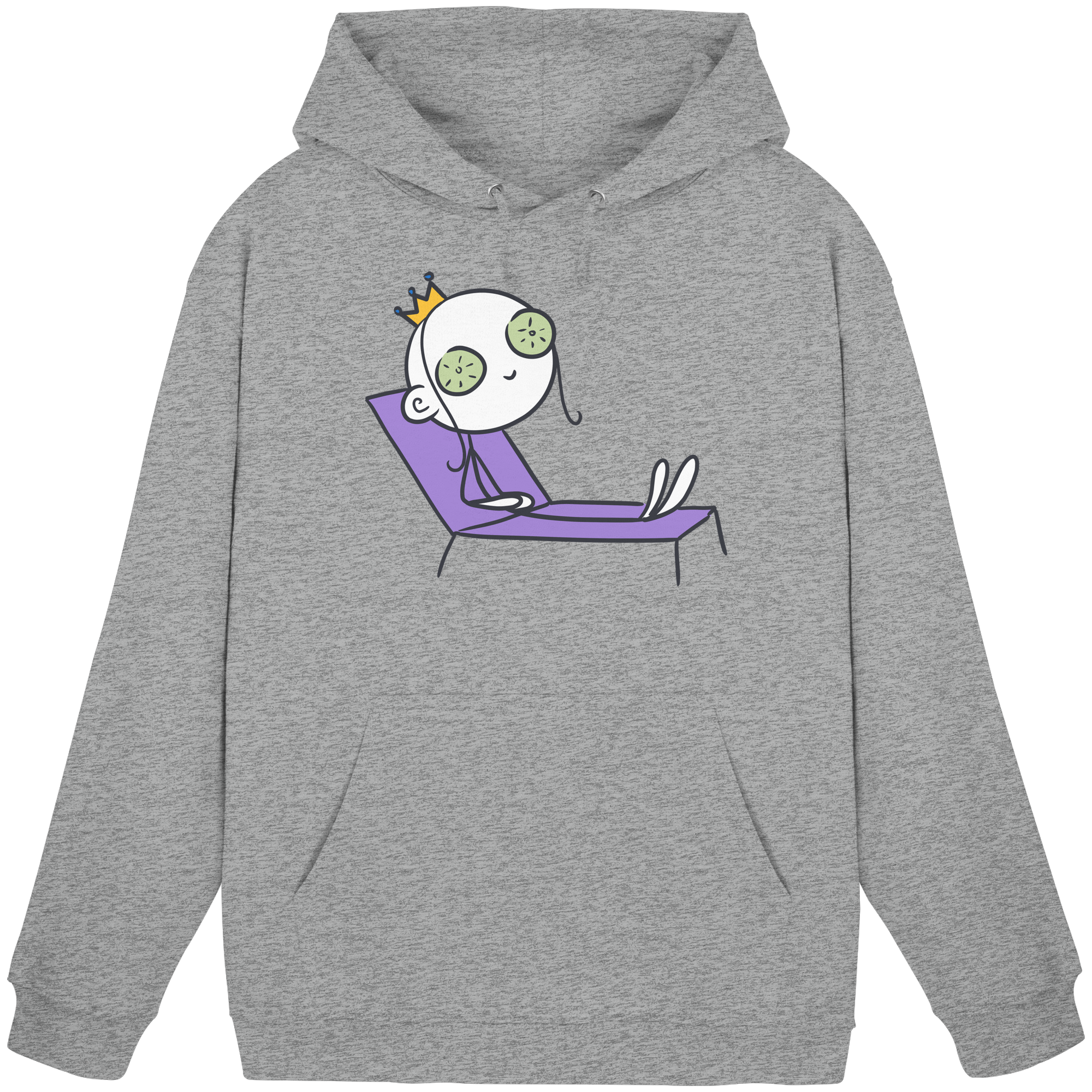 Seelenmännchen "Chill Out Edition" Frontprint - Basic Unisex Hoodie