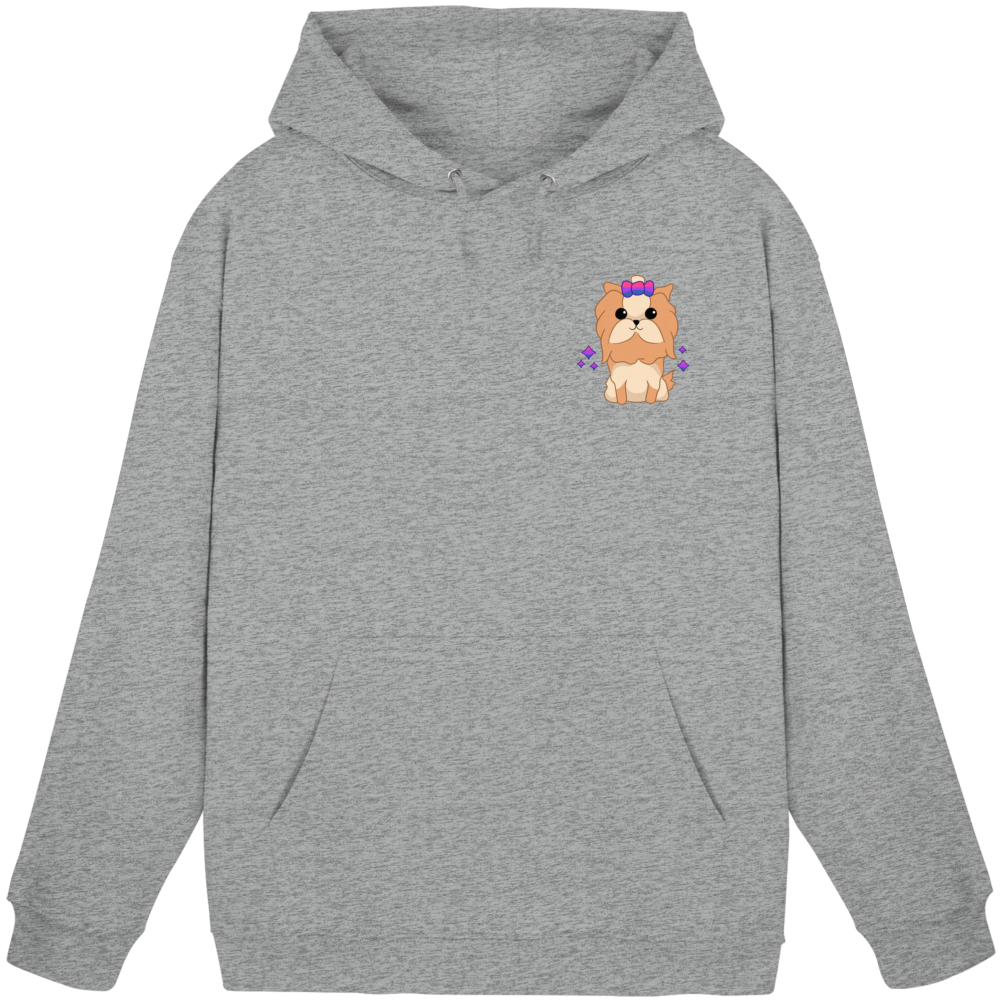Cute Bisexual Dog - Basic Unisex Hoodie