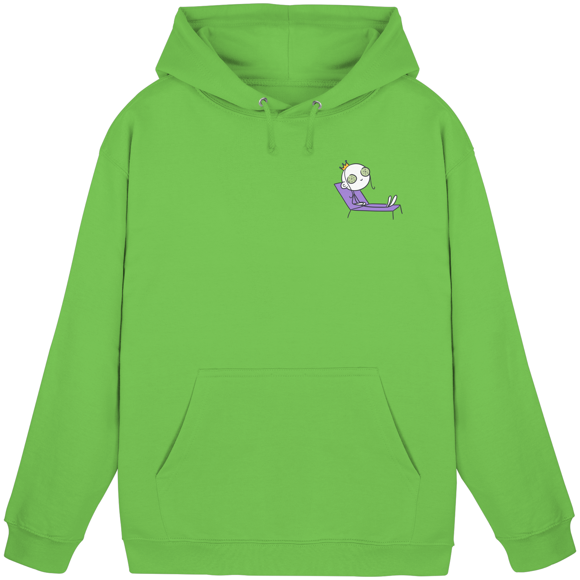 Seelenmännchen "Chill Out Edition" Brustprint - Basic Unisex Hoodie
