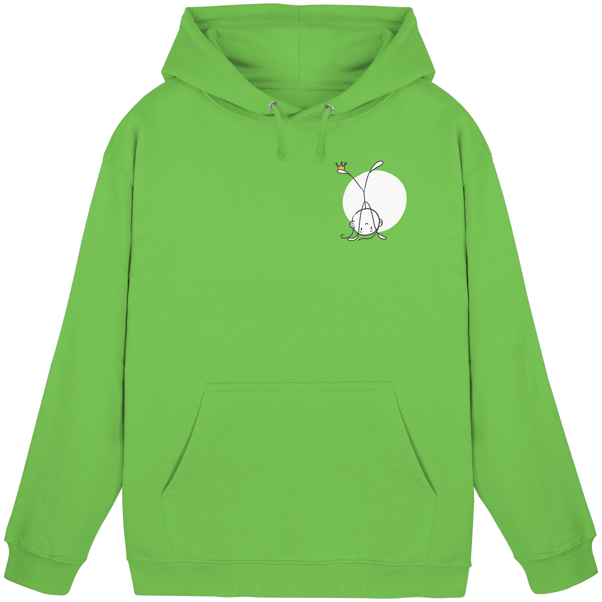Seelenmännchen "Handstand Edition" Brustprint (dunkel) - Basic Unisex Hoodie