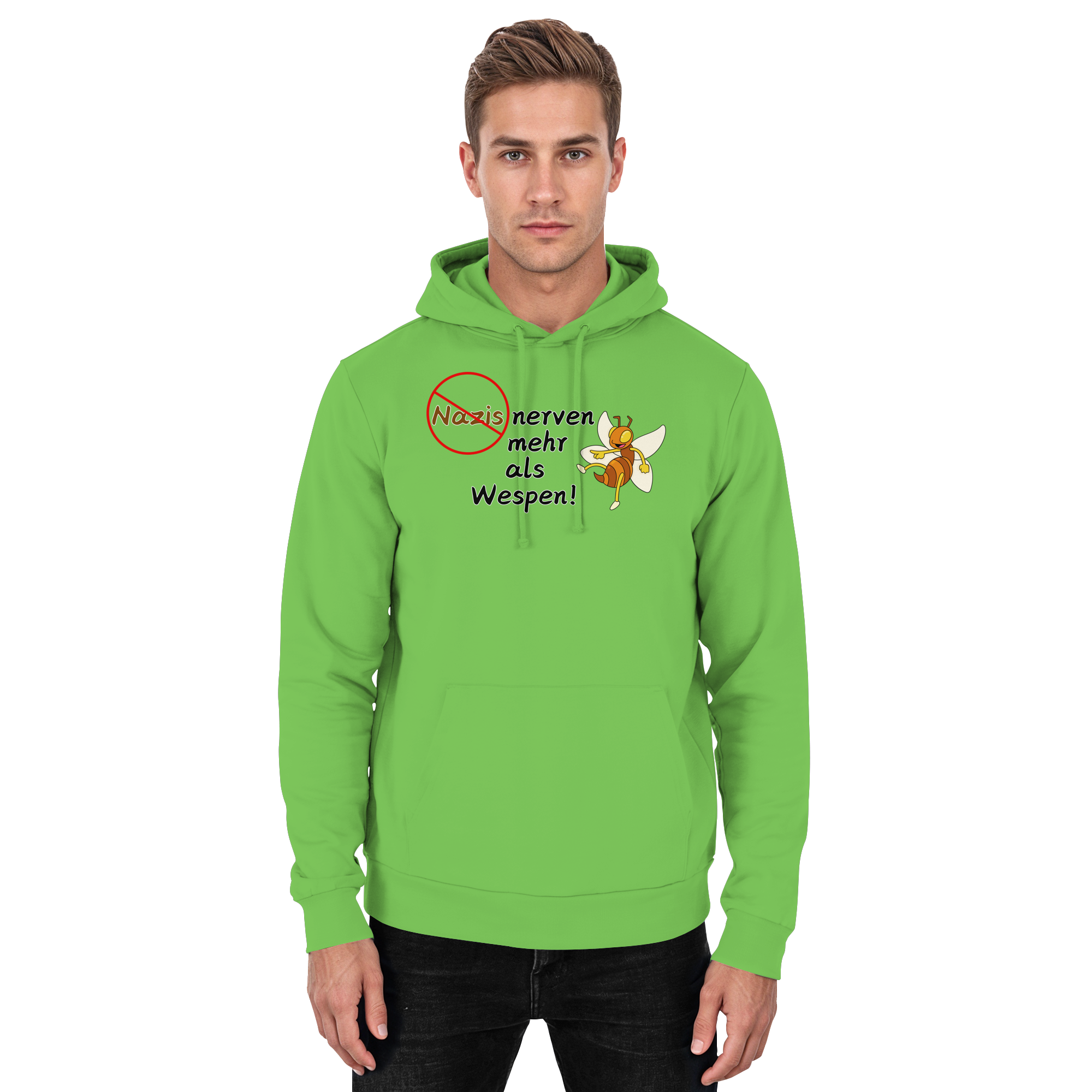 Nazis nerven mehr als Wespen - Basic Unisex Hoodie