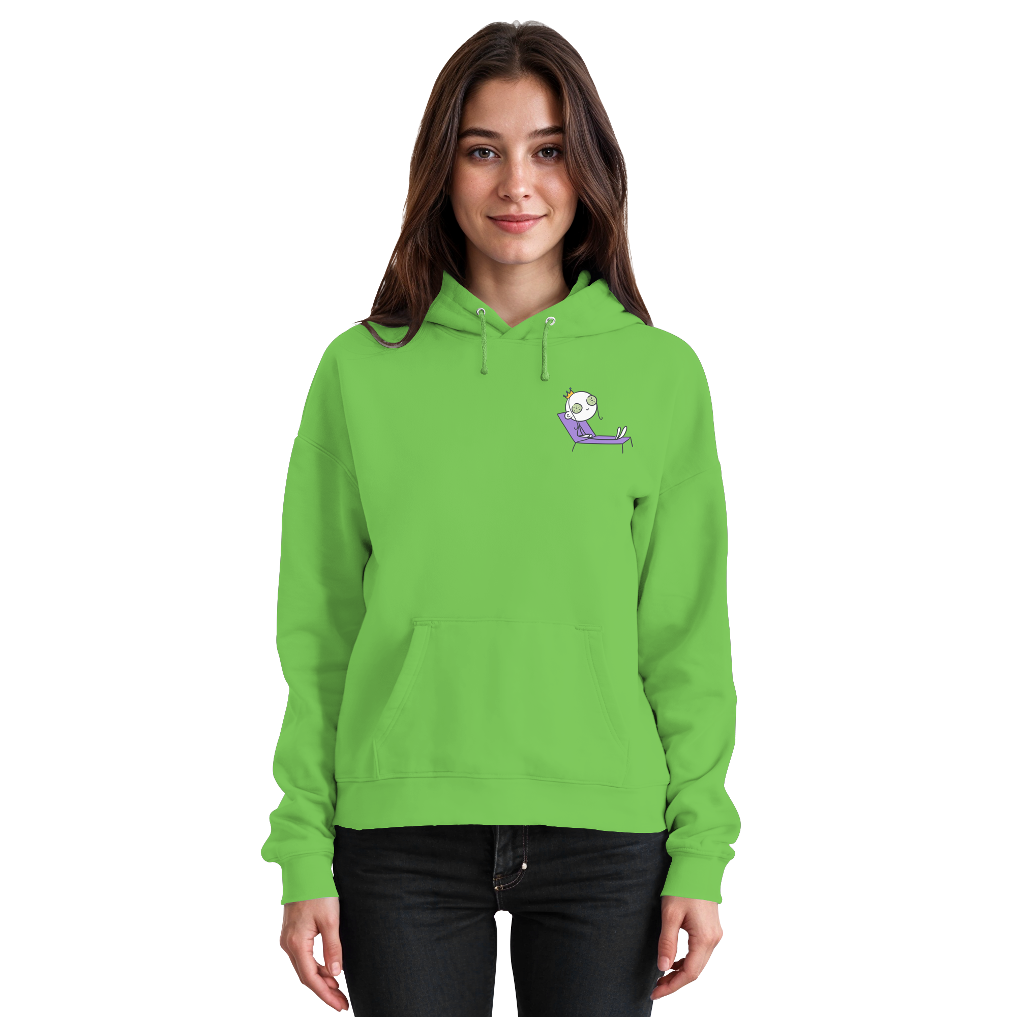 Seelenmännchen "Chill Out Edition" Brustprint - Basic Unisex Hoodie