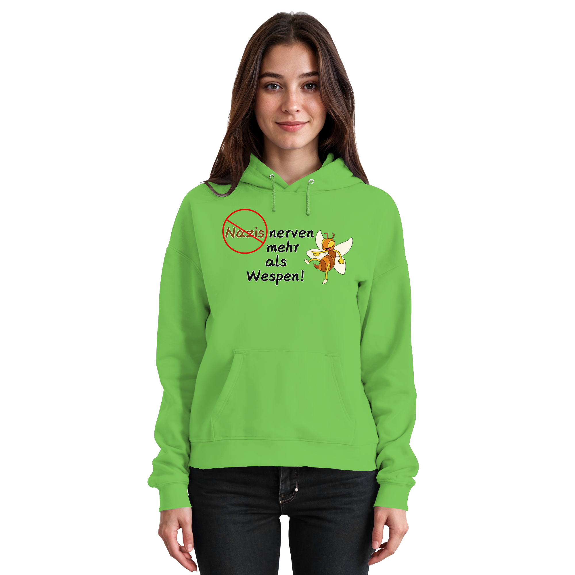 Nazis nerven mehr als Wespen - Basic Unisex Hoodie