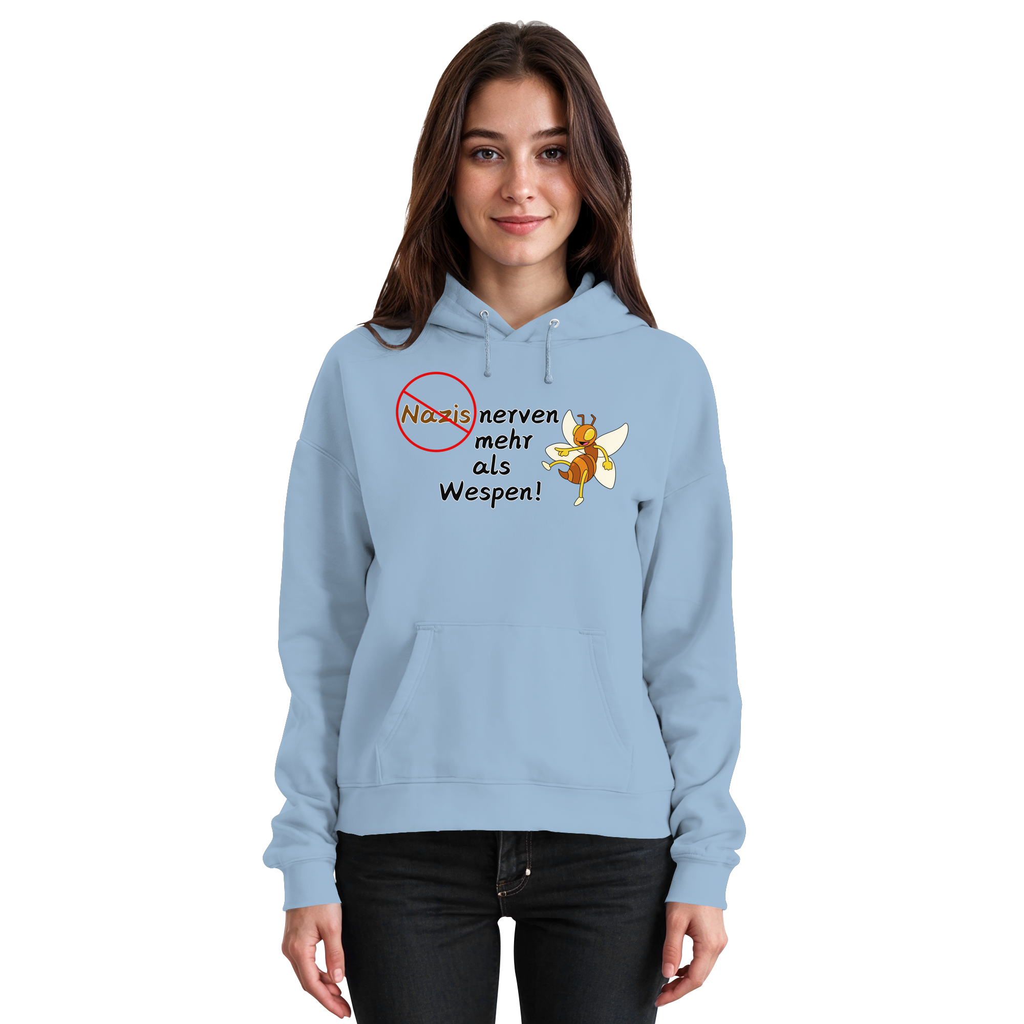 Nazis nerven mehr als Wespen - Basic Unisex Hoodie