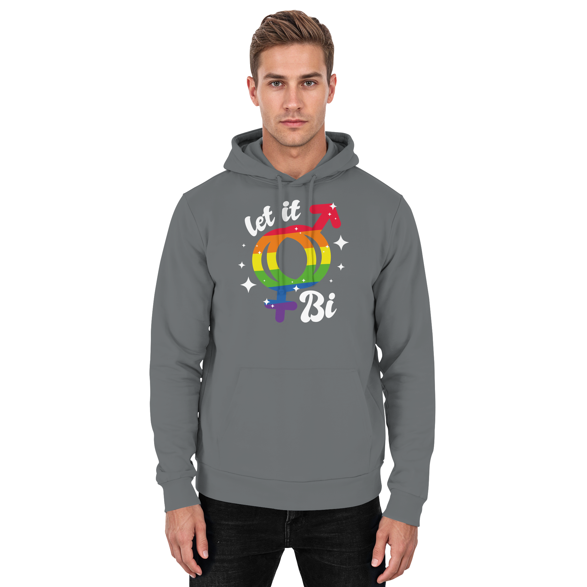 Let it Bi - Basic Unisex Hoodie