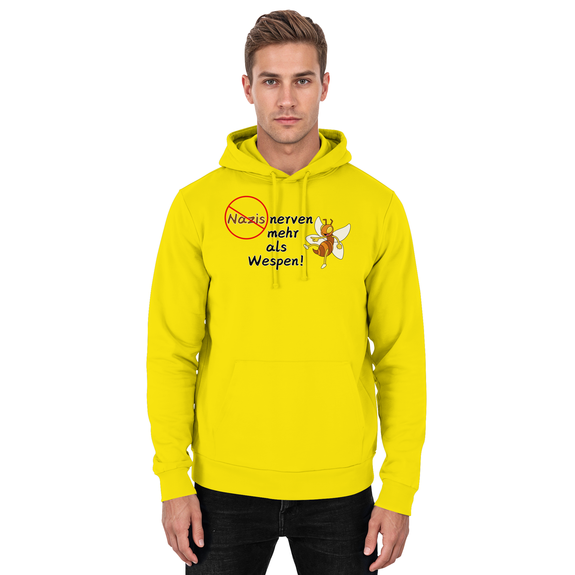 Nazis nerven mehr als Wespen - Basic Unisex Hoodie
