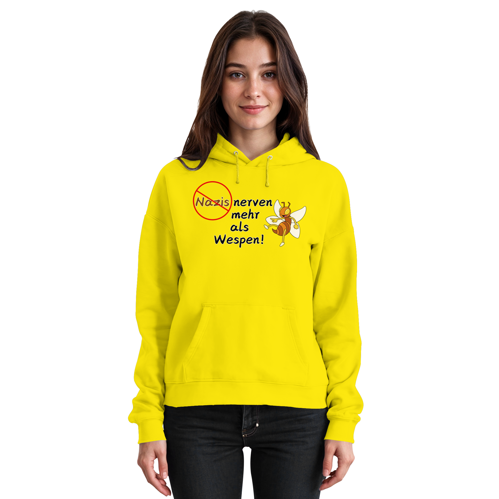 Nazis nerven mehr als Wespen - Basic Unisex Hoodie