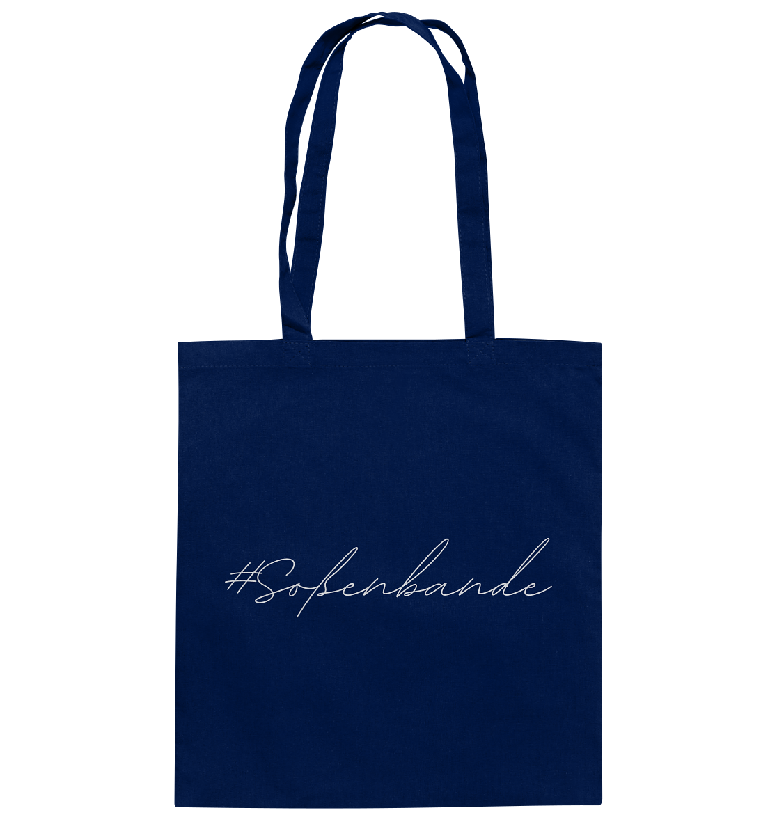 #Soßenbande (weiße Schrift) Stoffbeutel