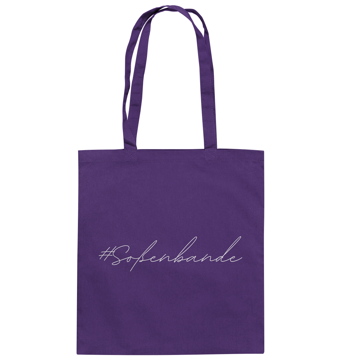#Soßenbande (weiße Schrift) Stoffbeutel