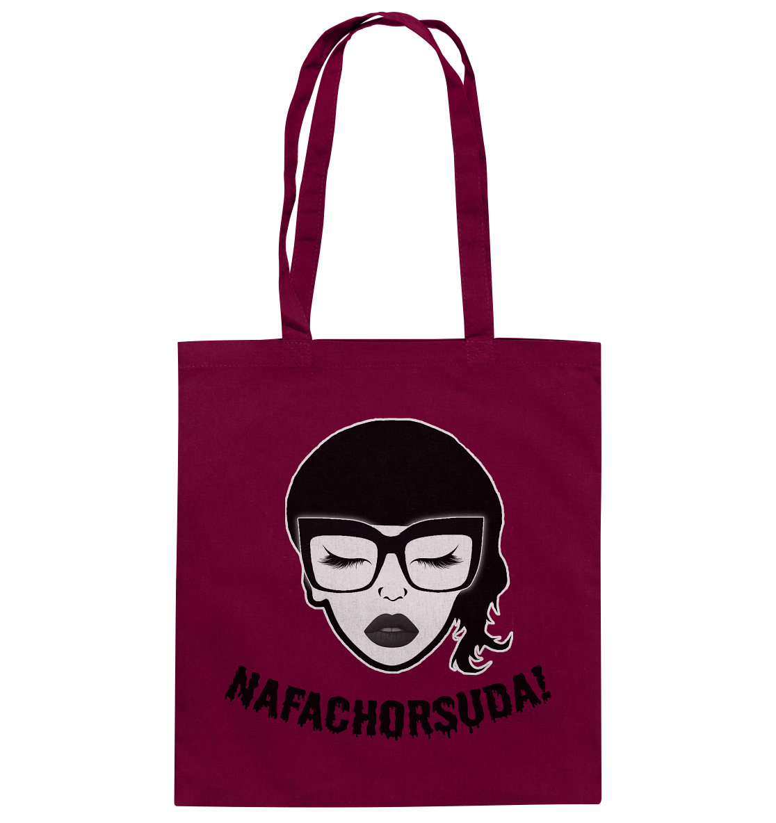 Nafachorsuda! Schwarze Schrift - Baumwolltasche