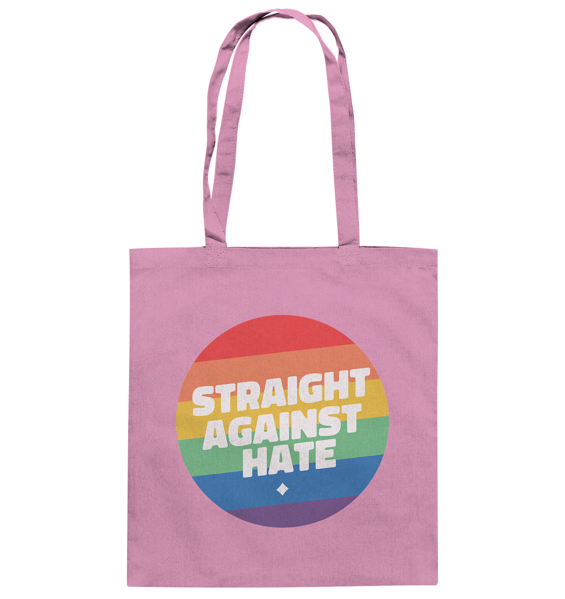 Straight Against Hate Badge Stoffbeutel