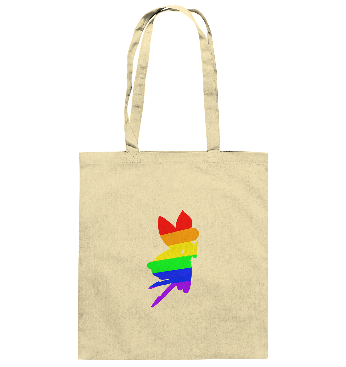 Regenbogen Fee Stoffbeutel