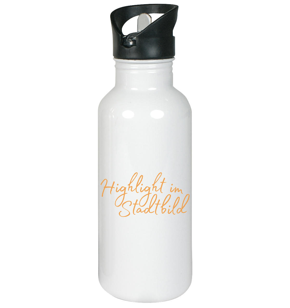 Highlight im Stadtbild - Edelstahl-Trinkflasche