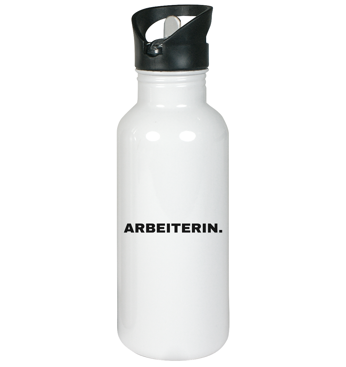 ARBEITERIN. "Plain Work Edition" - Edelstahl-Trinkflasche
