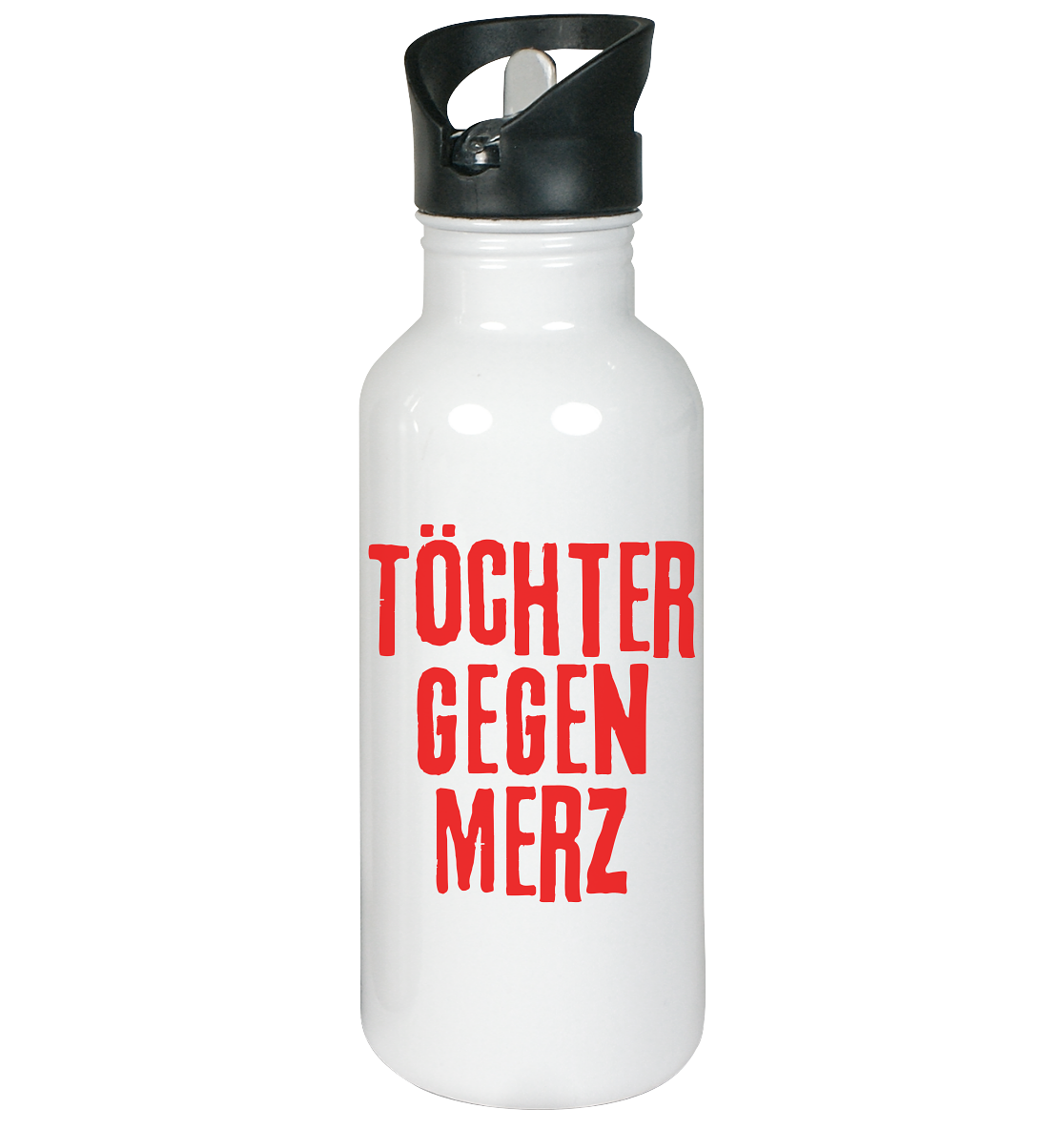Töchter gegen Merz - Edelstahl-Trinkflasche