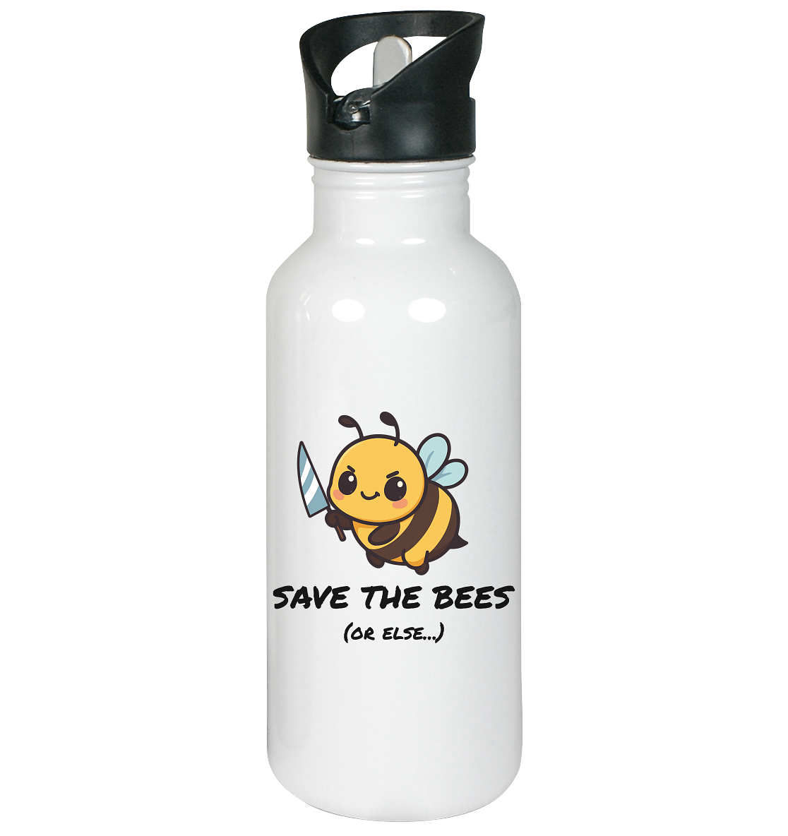 Save The Bees (or else...) - Edelstahl-Trinkflasche
