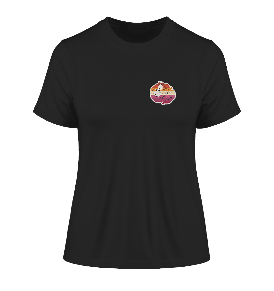 Lesbische Bieber - Fitted Ladies Organic Shirt