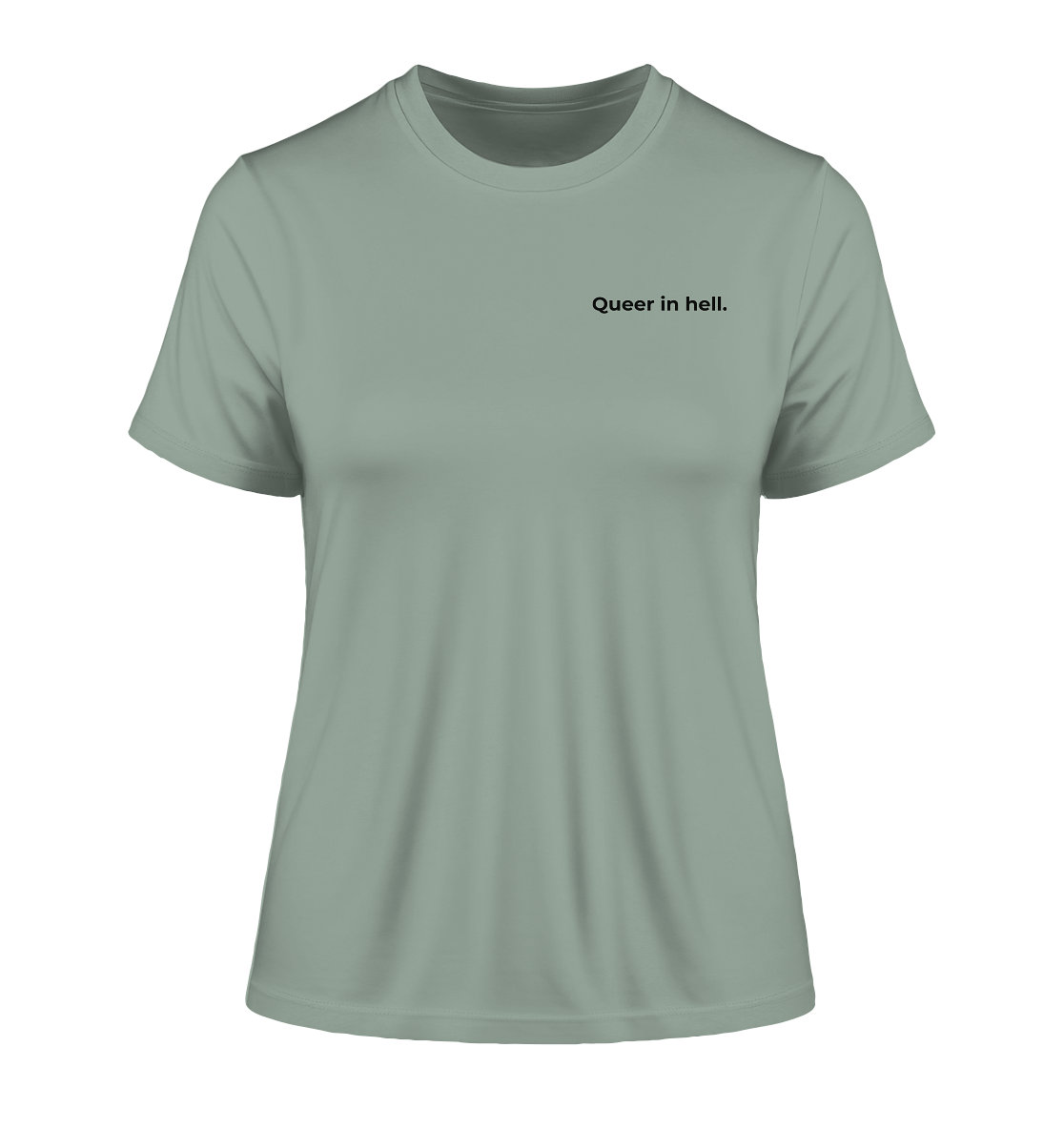 Queer in Hell '25 Backprint "Frauen" Stanley/Stella Fitted T-Shirt