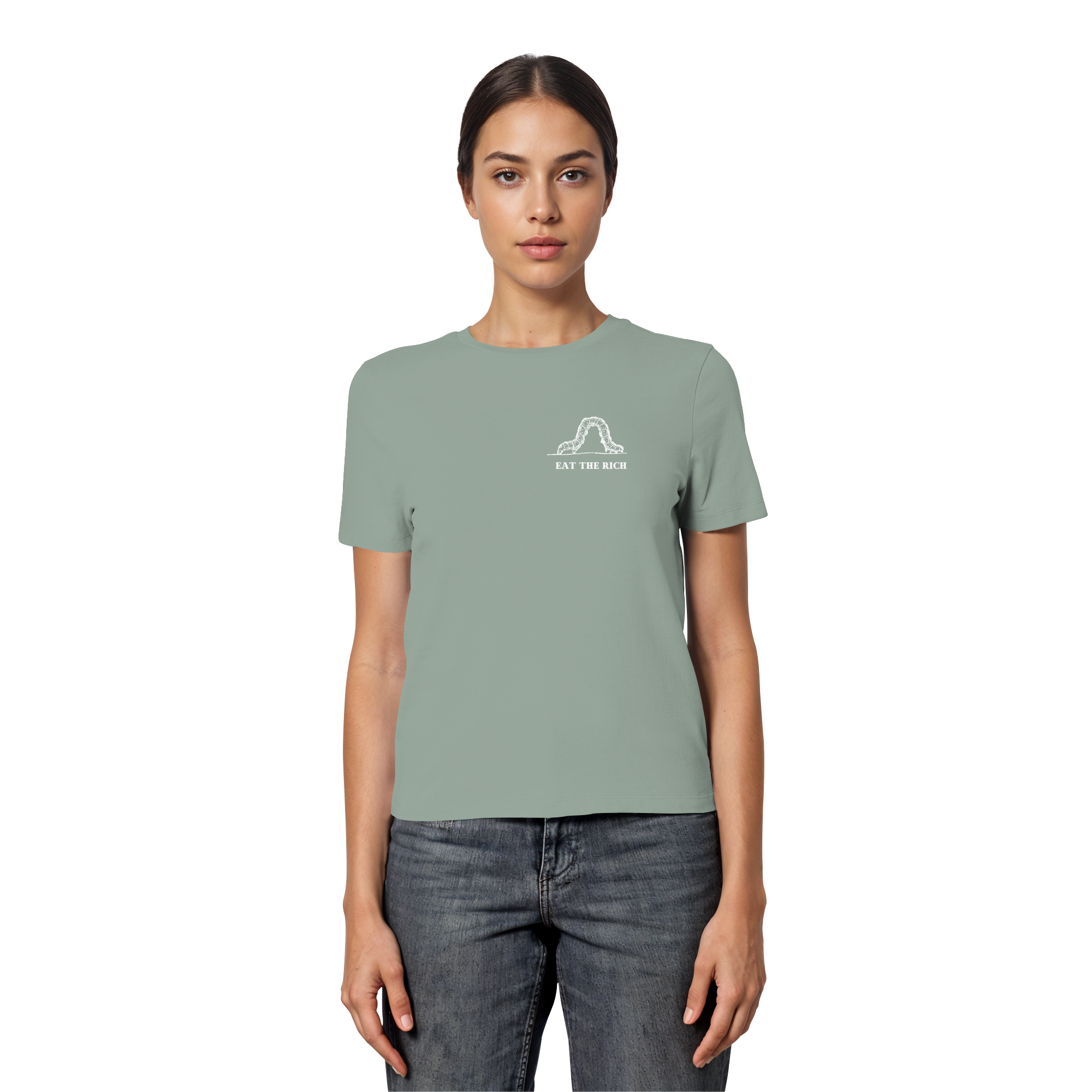 Eat the Rich "Hunger for Justice Edition" - Fitted Ladies Organic Shirt
