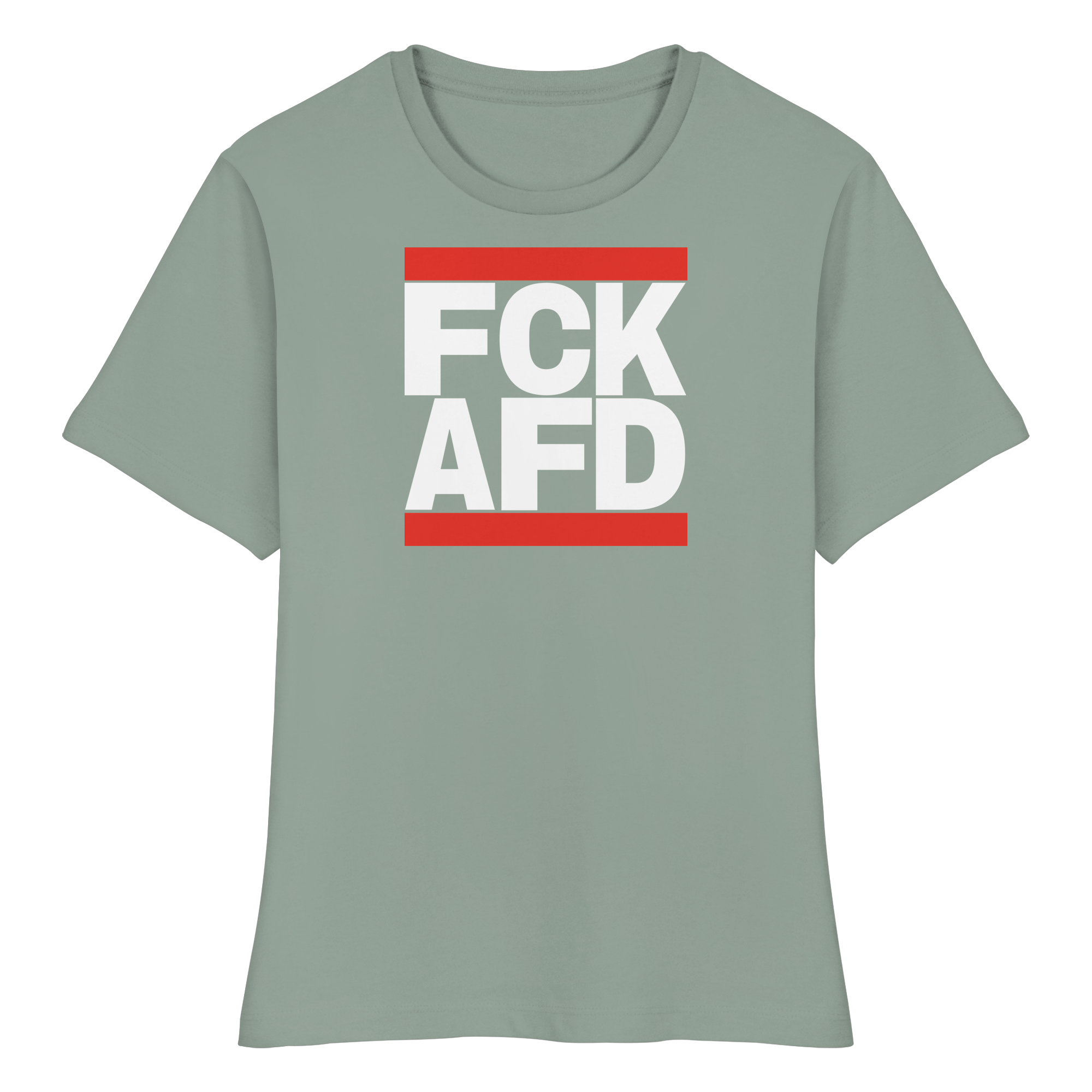 FCK AFD (weiße Schrift) - Ladies Organic Shirt