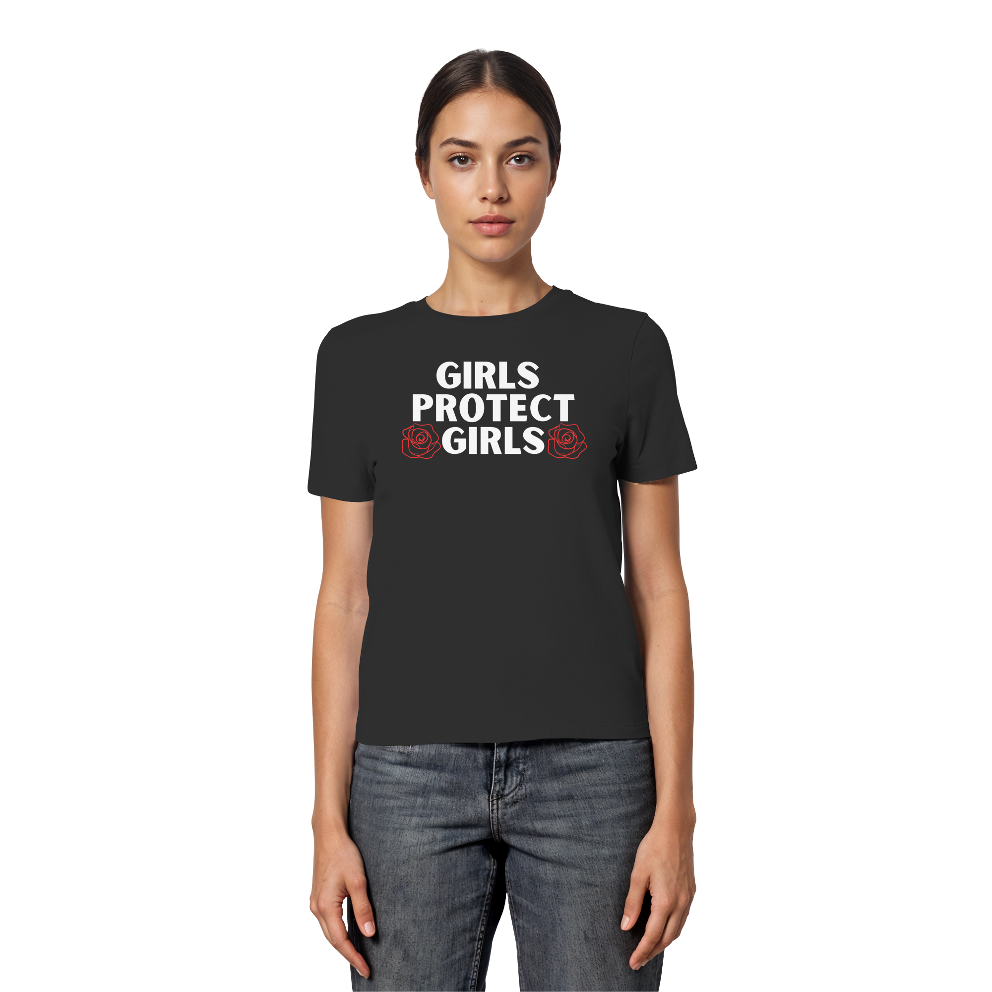 Girls protect Girls - Fitted Ladies Organic Shirt