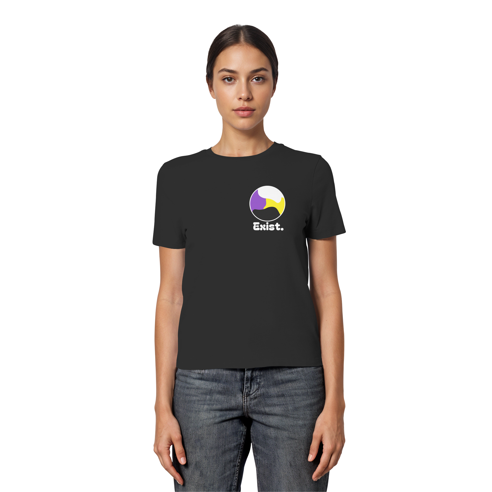 Exist "Nonbinary Edition" - Fitted Ladies Organic Shirt