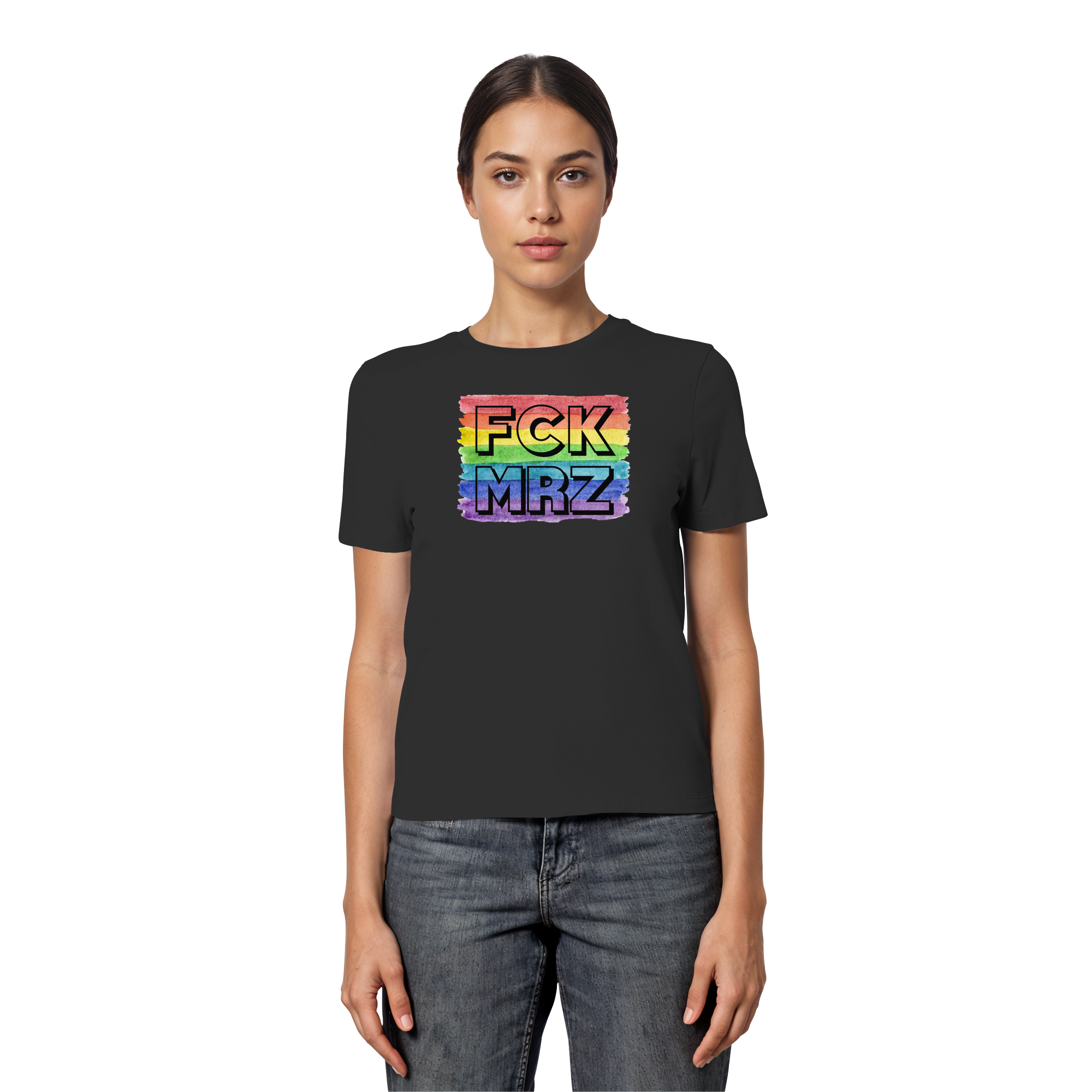 FCK MRZ "Rainbow Resistance Edition" - Fitted Ladies Organic Shirt