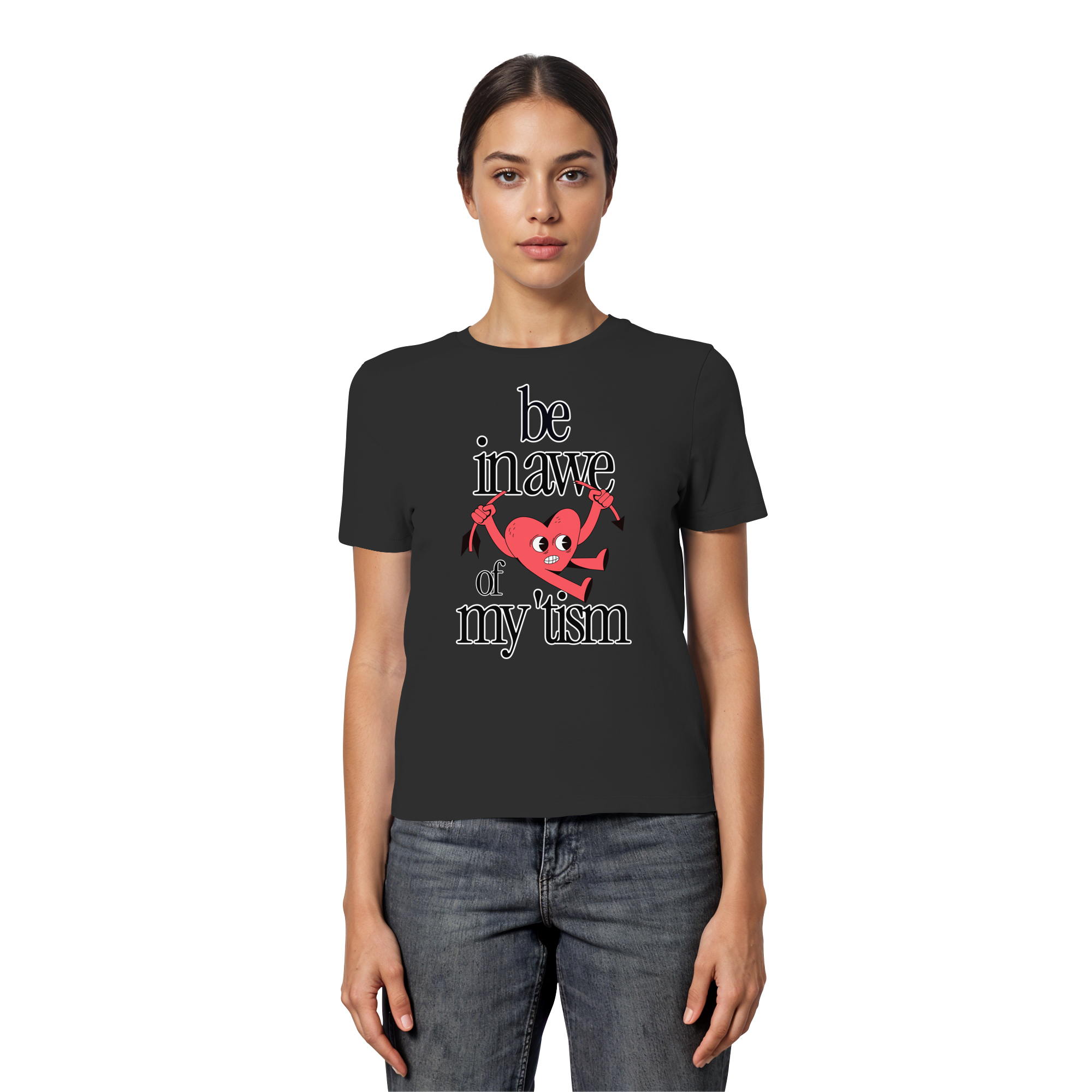 Be in Awe of my 'tism - Fitted Ladies Organic Shirt
