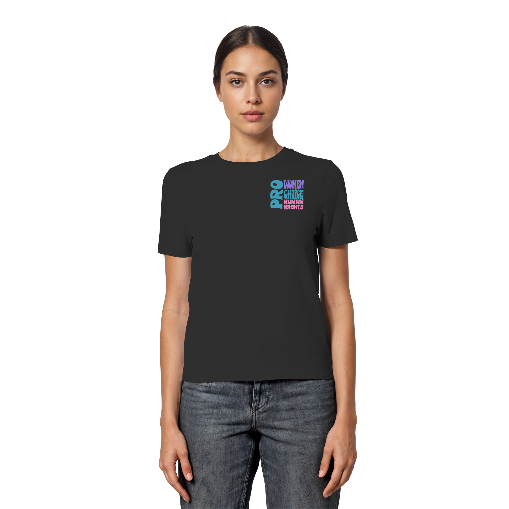 Pro Women Choice Human Rights "Soft Pop Edition" - Fitted Ladies Organic Shirt