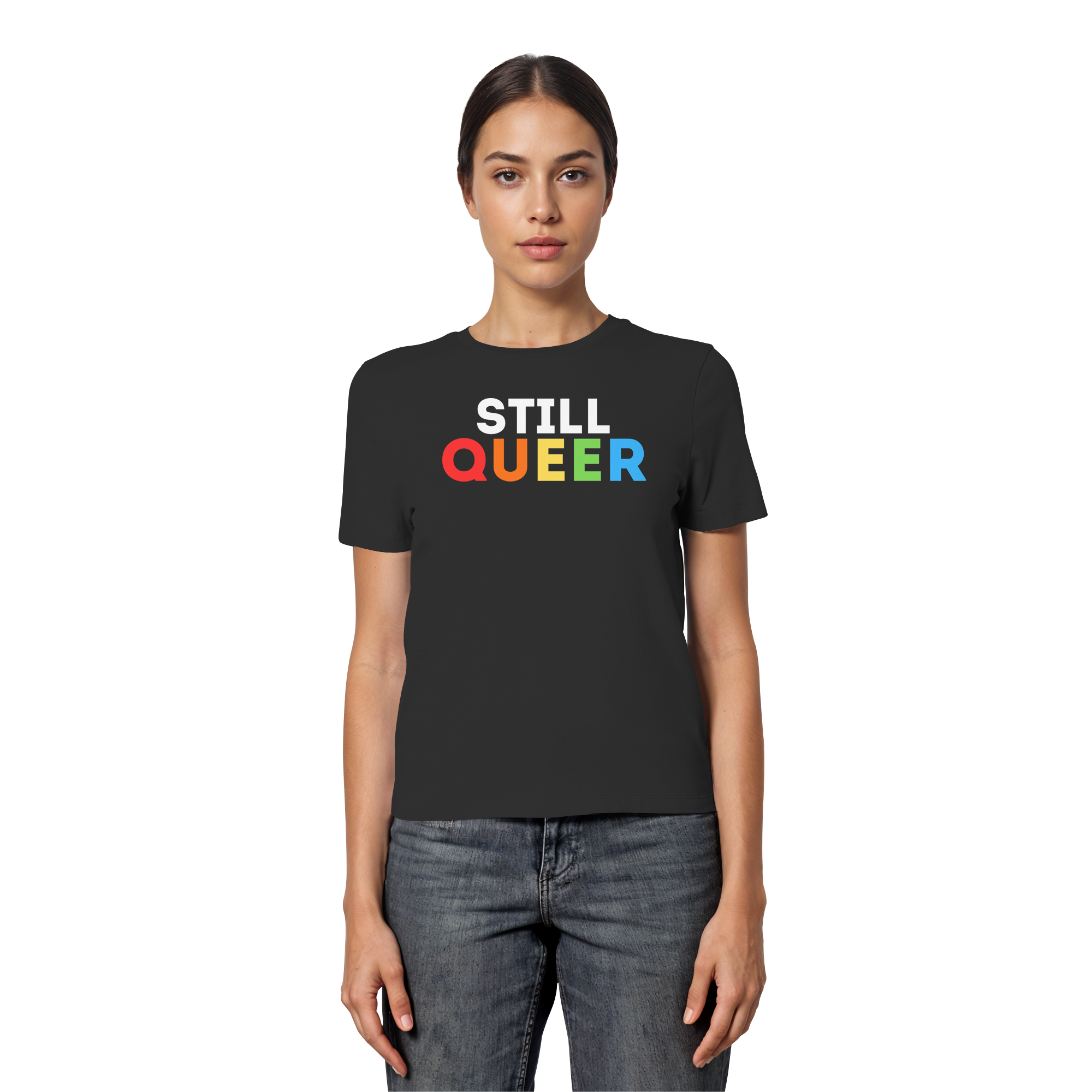 Still Queer - Fitted Ladies Organic Shirt