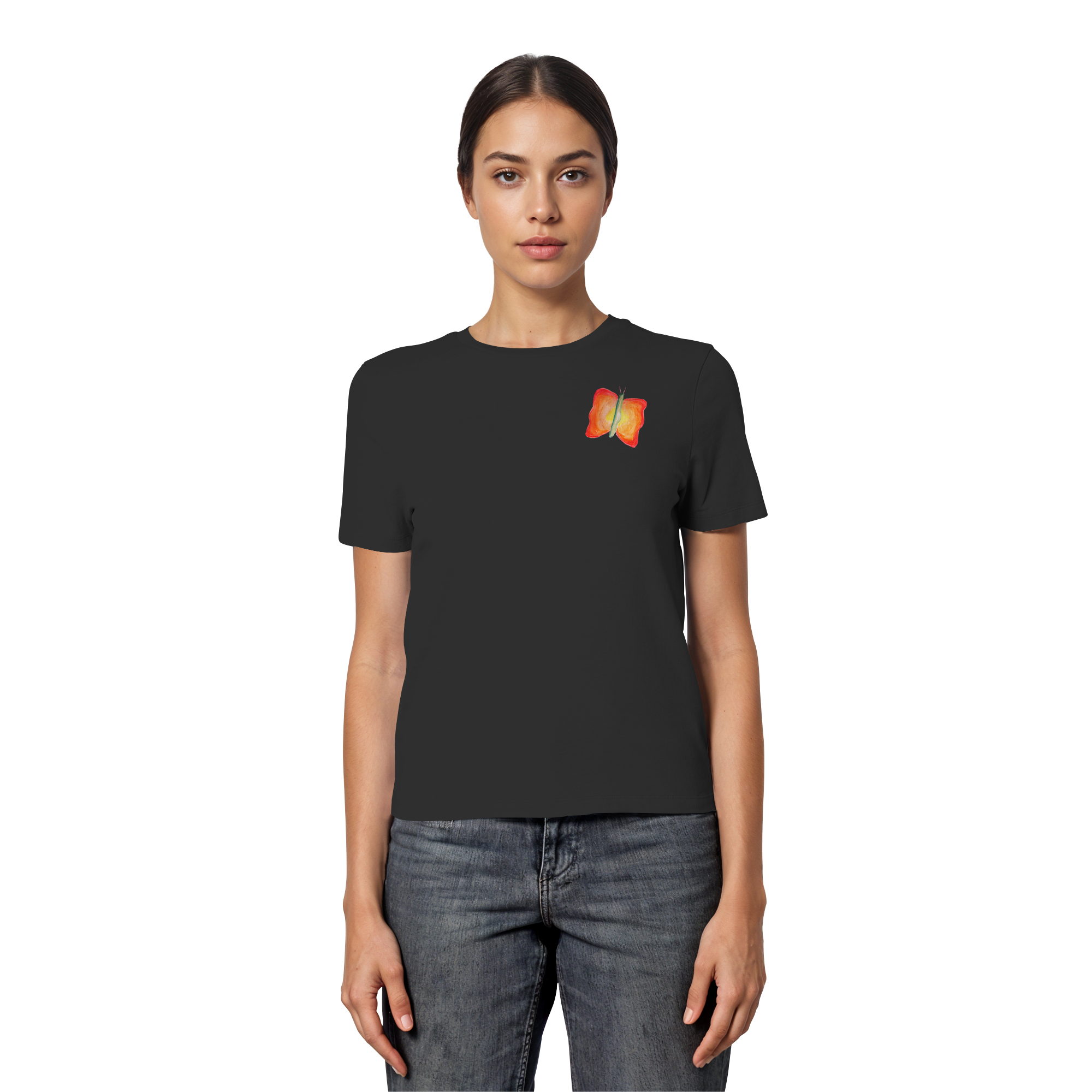 Lass mich in Ruhe! "Jona Kokon Edition" Backprint - Fitted Ladies Organic Shirt