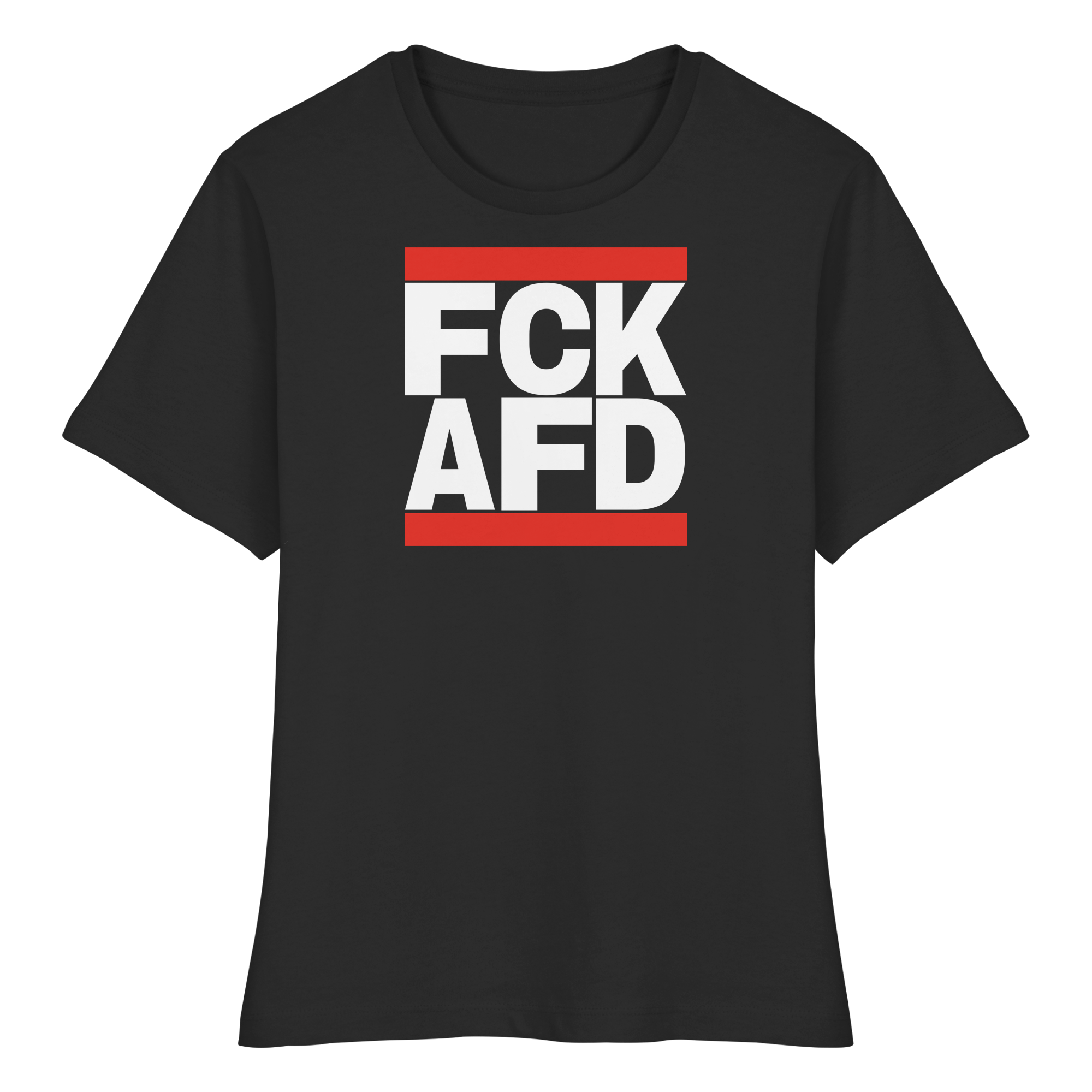 FCK AFD (weiße Schrift) - Ladies Organic Shirt