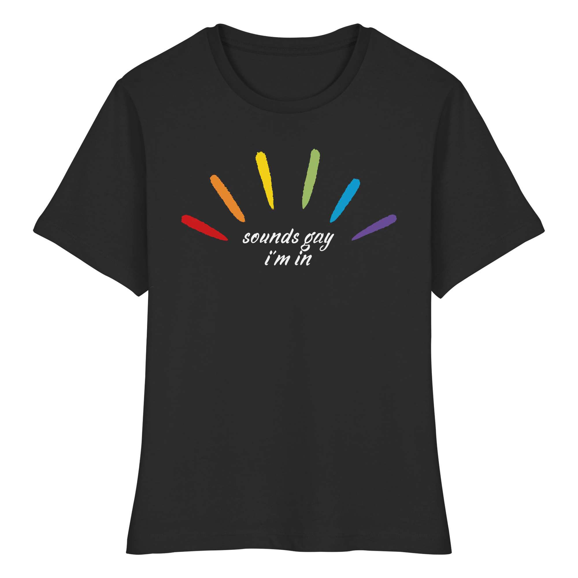 Sounds Gay I'm In - Fitted Ladies Organic Shirt