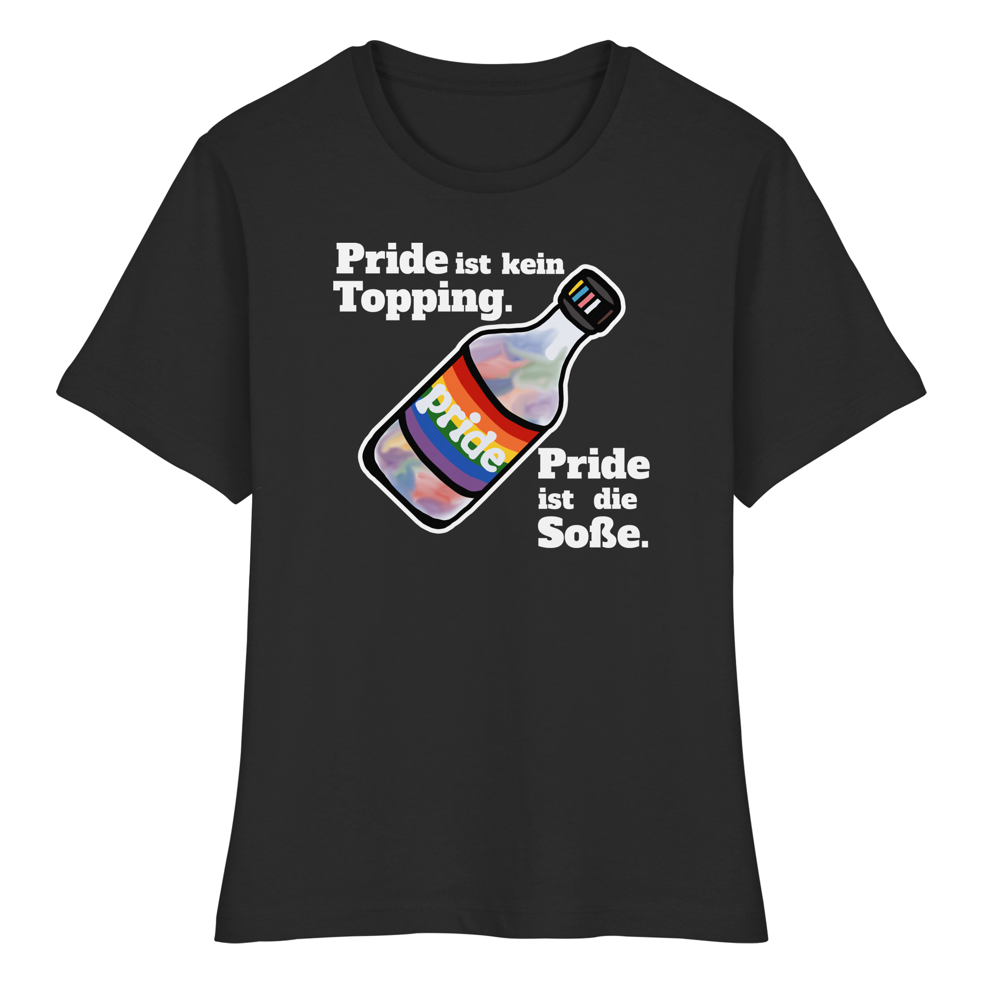 Regenbogen Soße: Die Hauptzutat - Fitted Ladies Organic Shirt