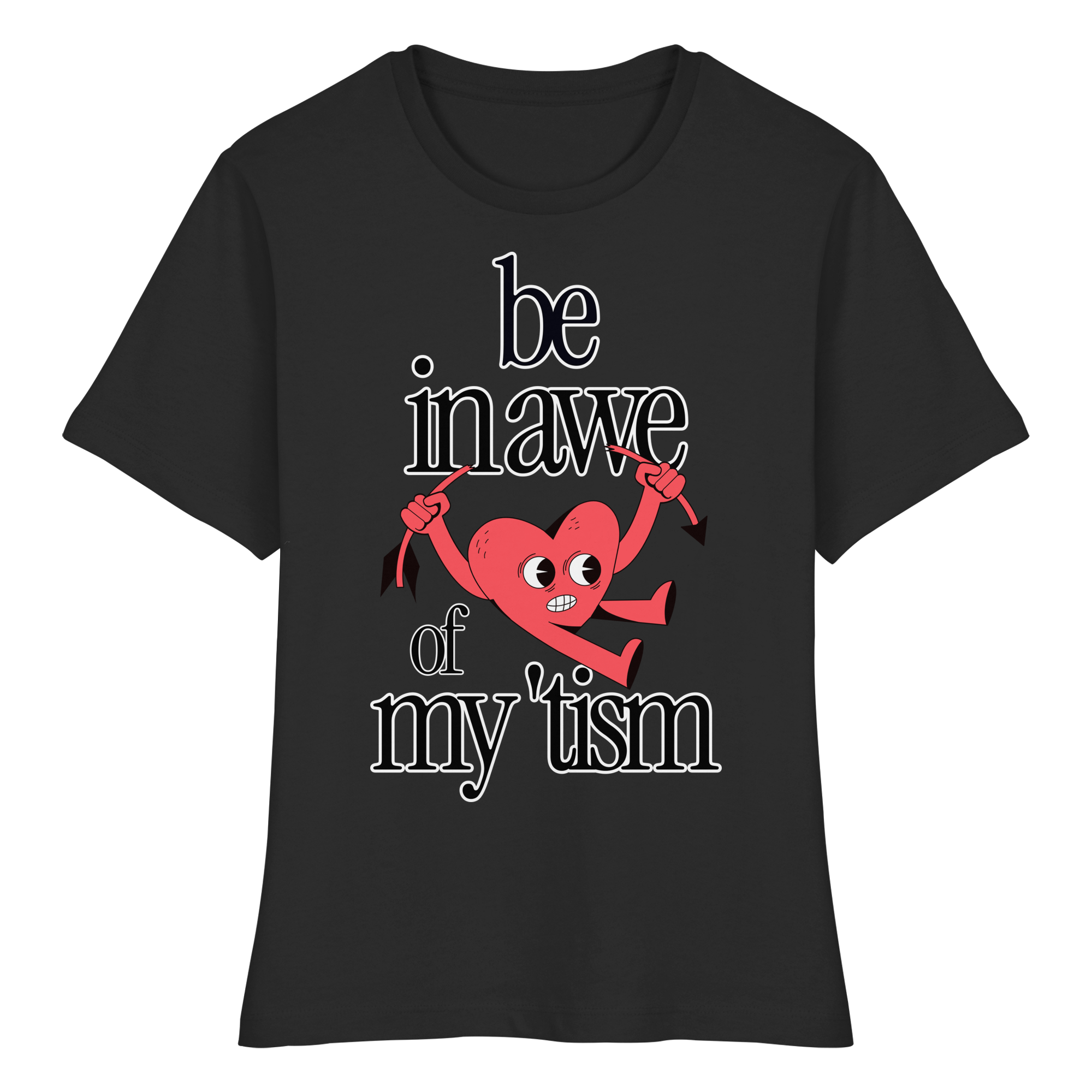 Be in Awe of my 'tism - Fitted Ladies Organic Shirt