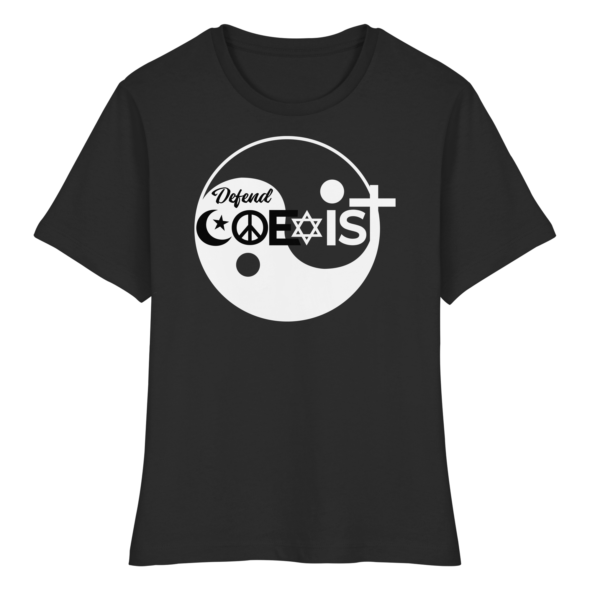 Defend Coexistence - Fitted Ladies Organic Shirt