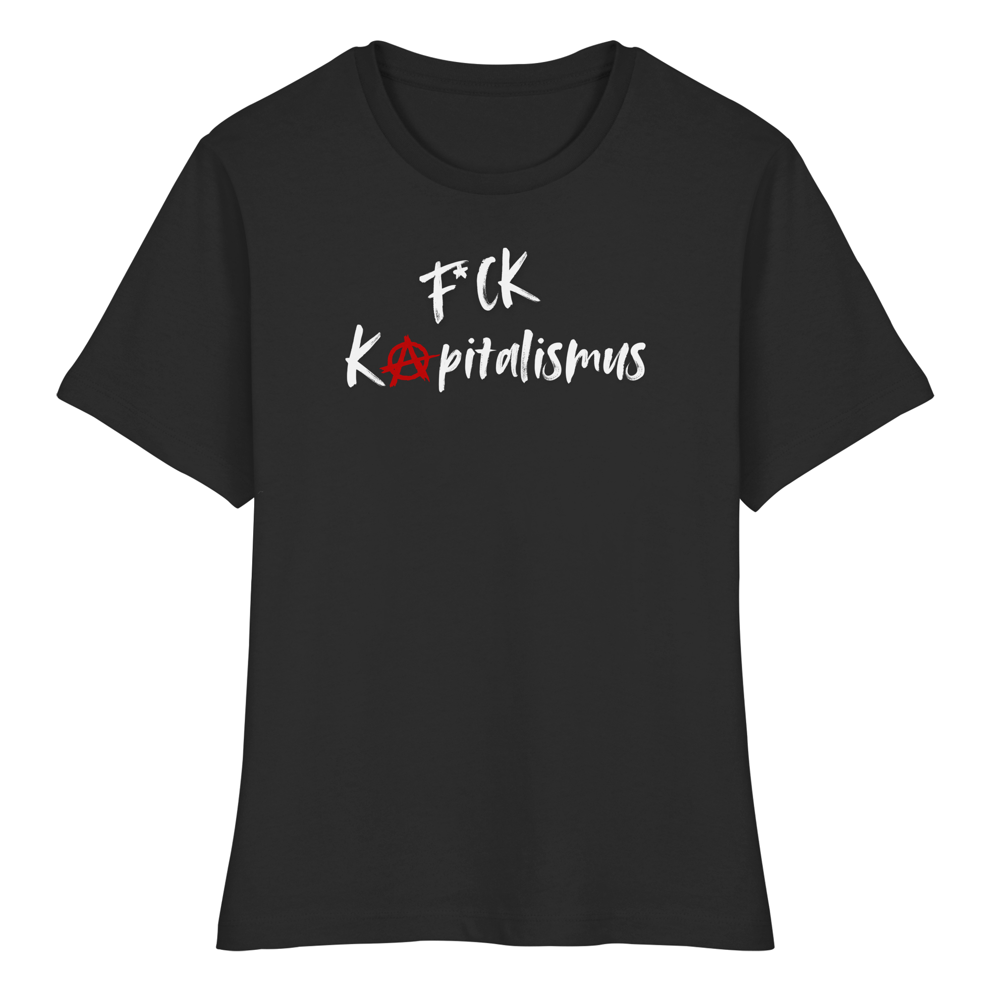 FCK Kapitalismus - Fitted Ladies Organic Shirt