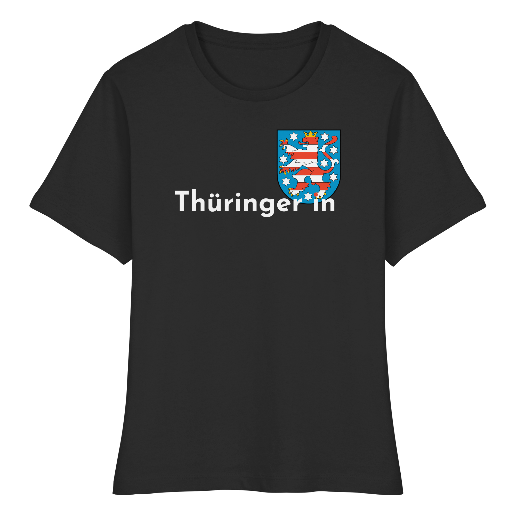 Thüringer*in "Wappen Edition" - Fitted Ladies Organic Shirt