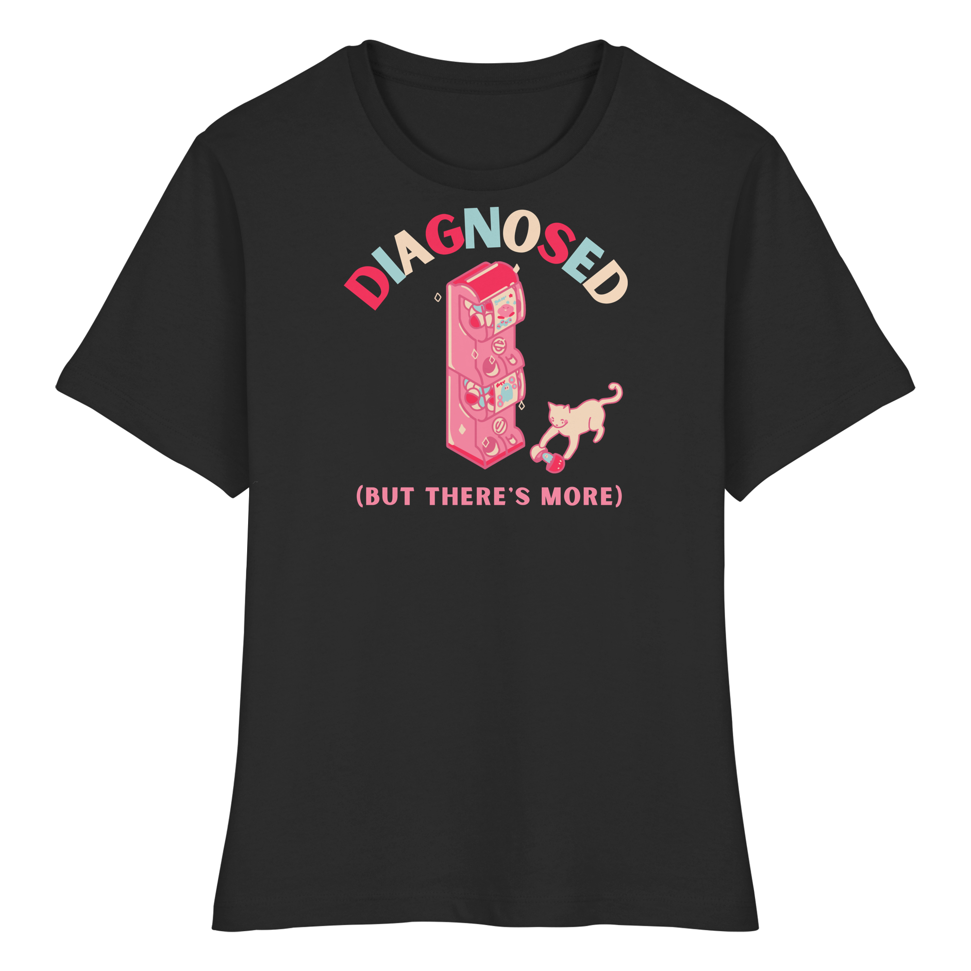Diagnosed, but there's more - Fitted Ladies Organic Shirt