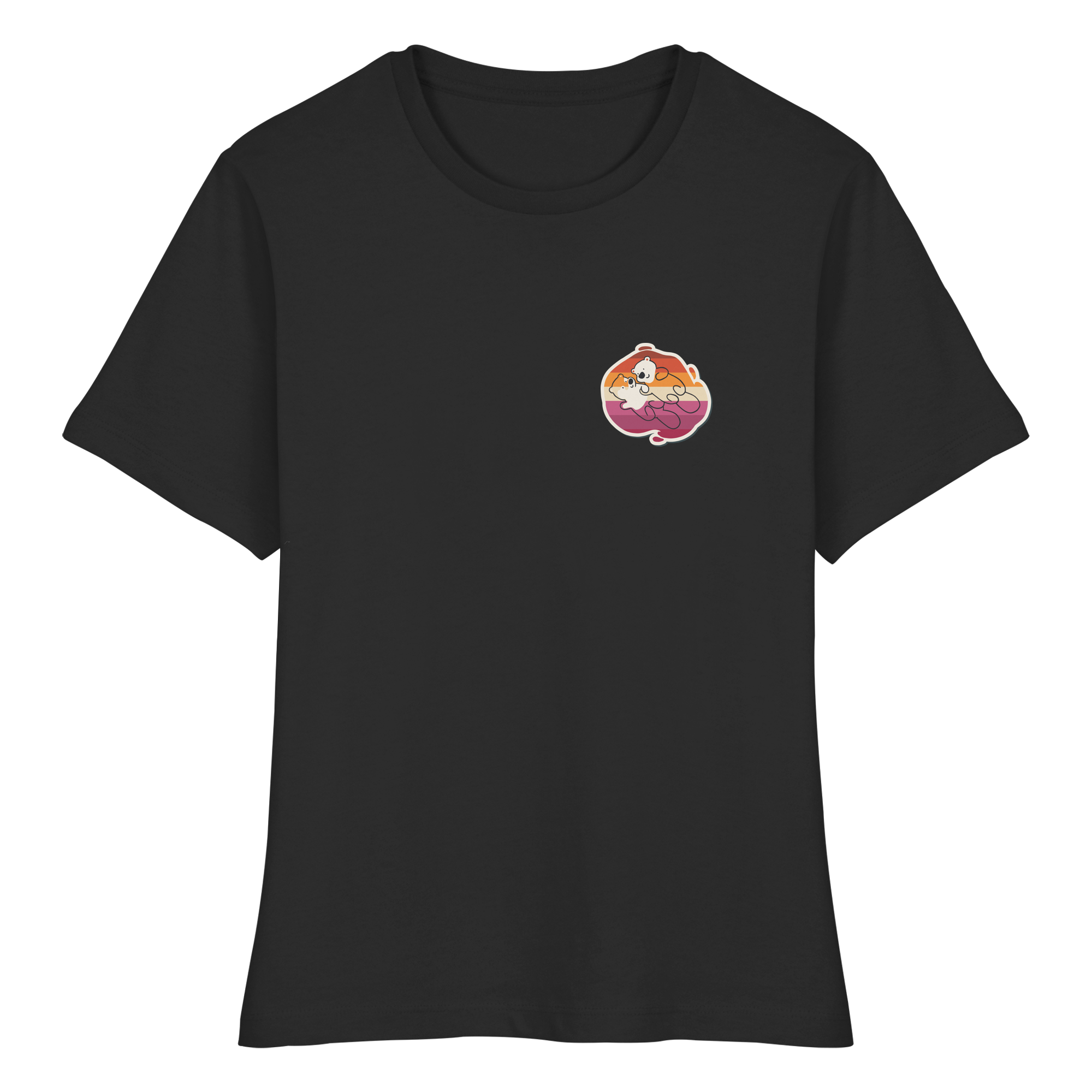 Lesbische Bieber - Fitted Ladies Organic Shirt