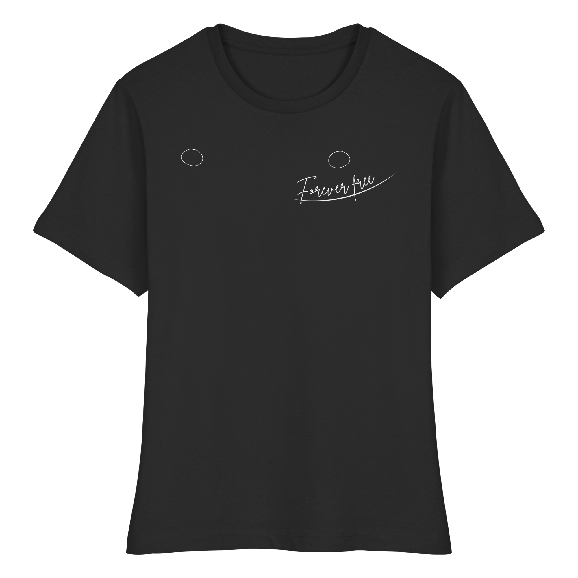 Forever Free nach Mastektomie "linksseitige Edition" - Fitted Ladies Organic Shirt